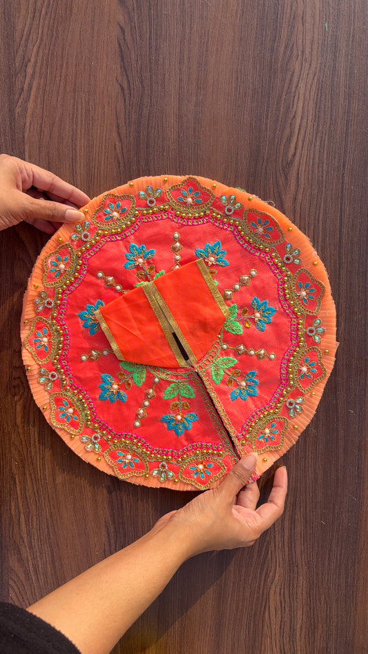 Orange Kalakaari Frock Size 7