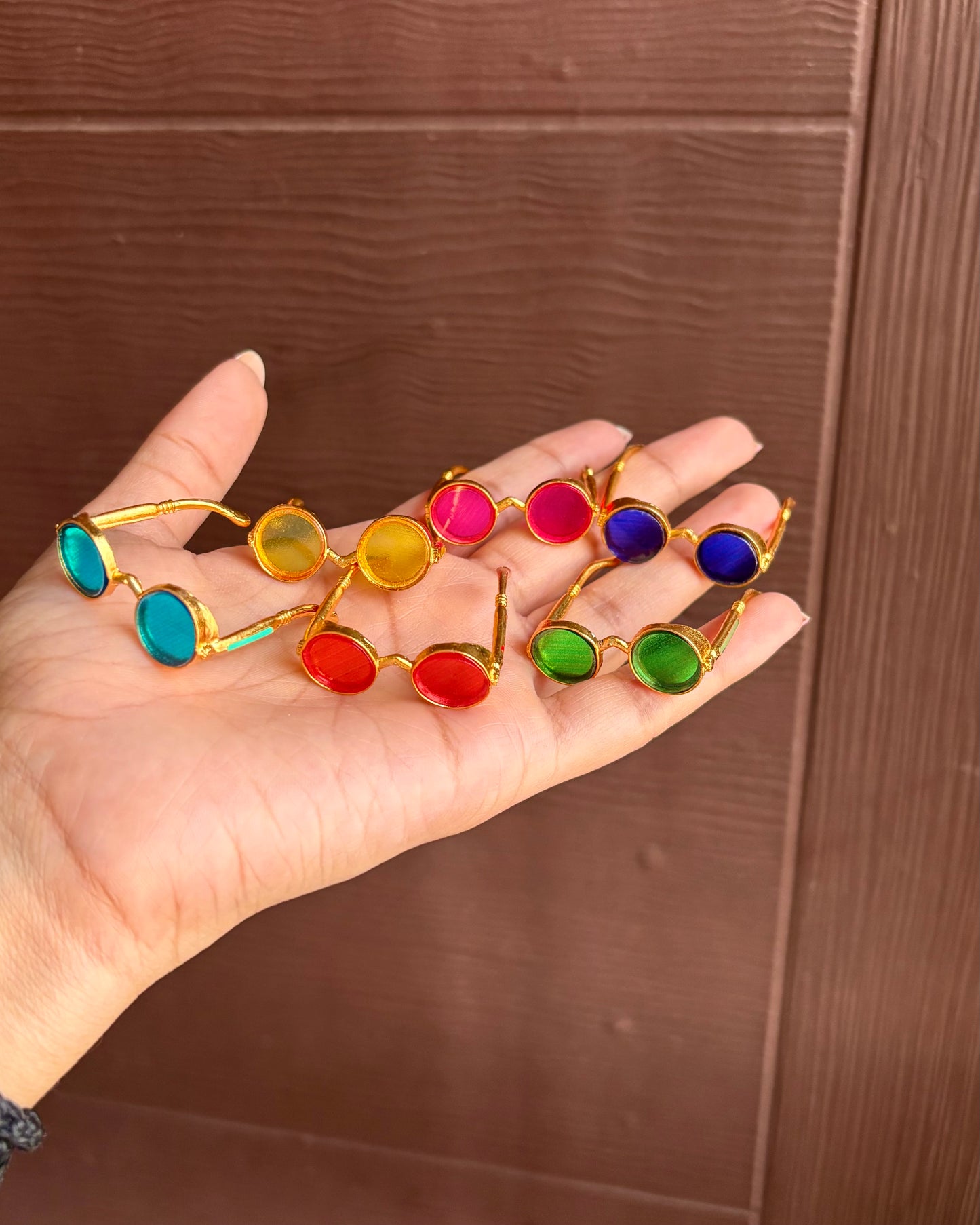 Round Colorful Sun glasses Big (Size 6,7) S7, S8