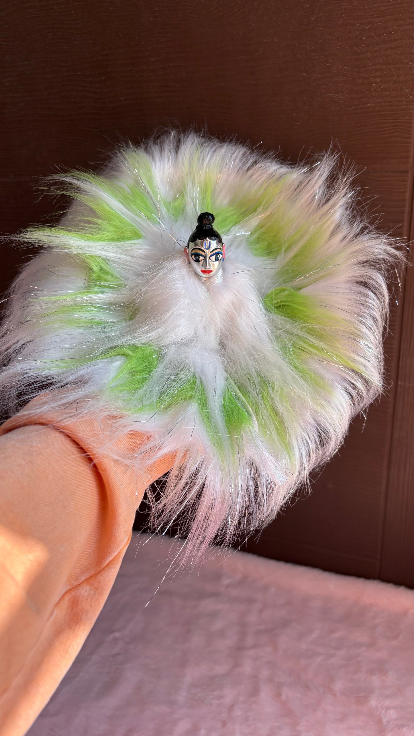 Shimmery Fur Special Frock (Size 3)