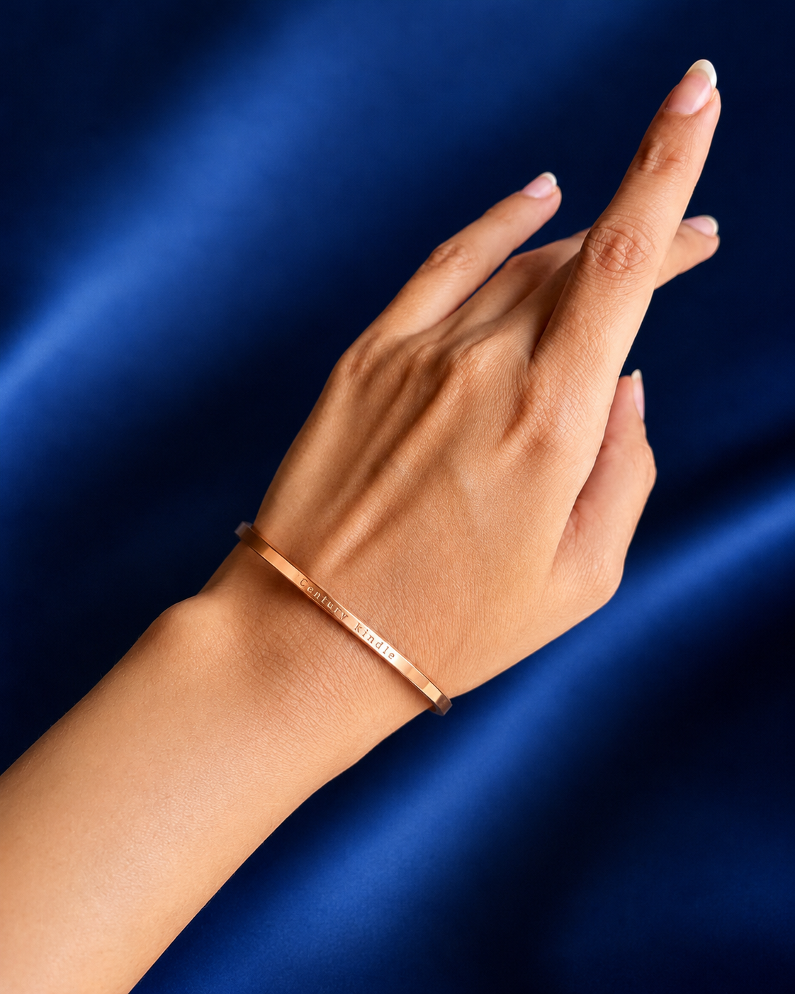 Century Kindle Aurelia Open Cuff Rose Gold Bracelet ⭐