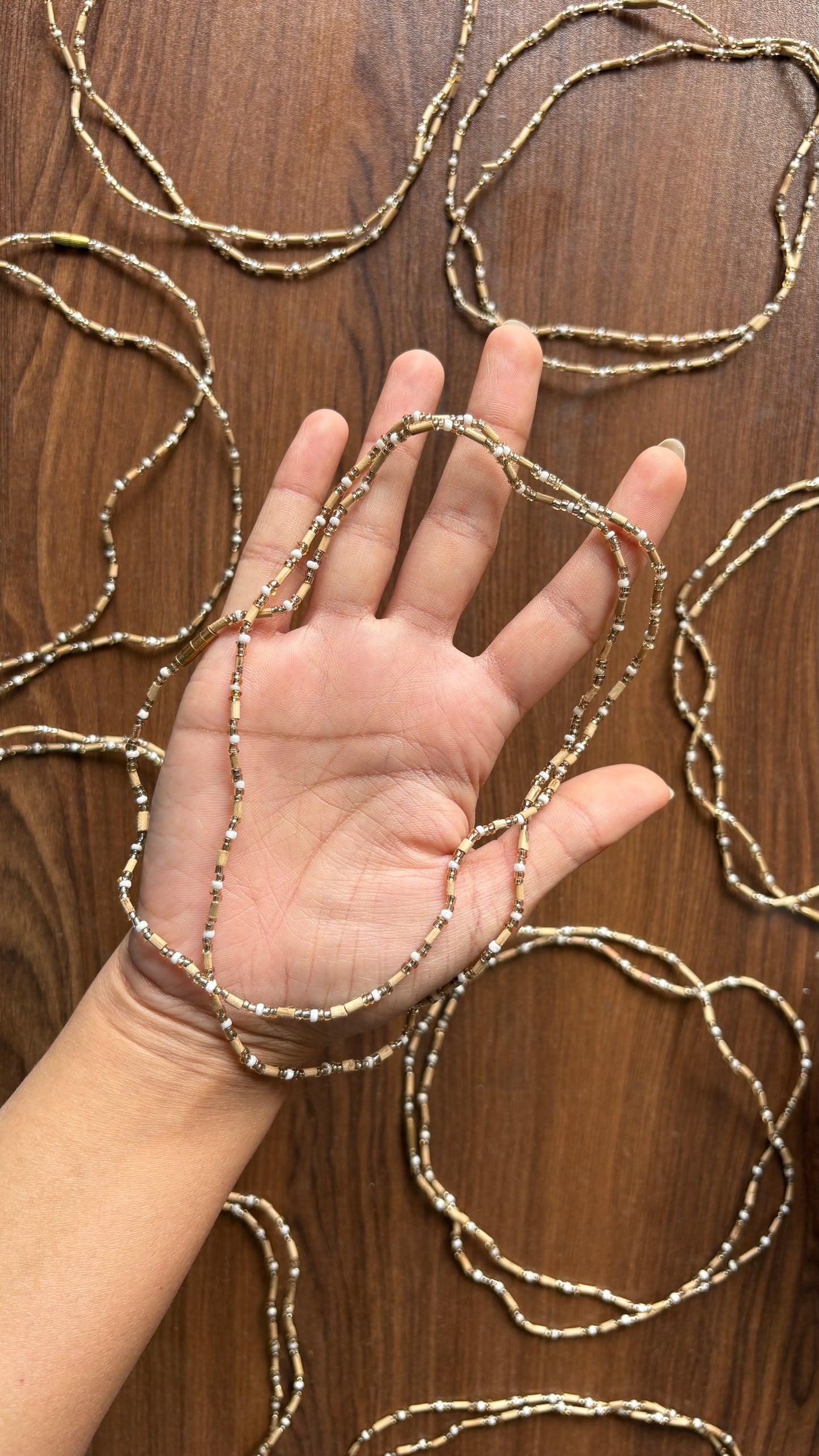 Moti Designer Kanthi Tulsi mala from Vrindavan 🌷