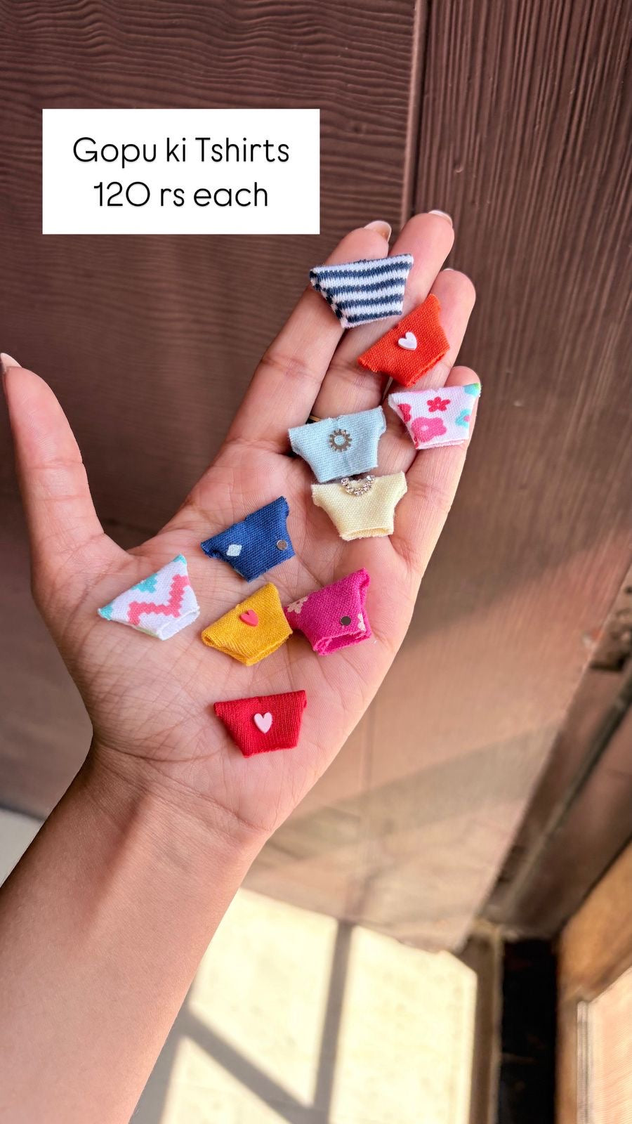 Gopu ki Tshirt 1 piece (handmade)