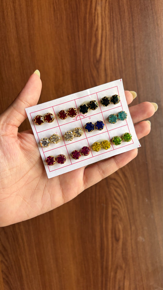 Big Dot Tops Earrings 12 Pairs Full Pack