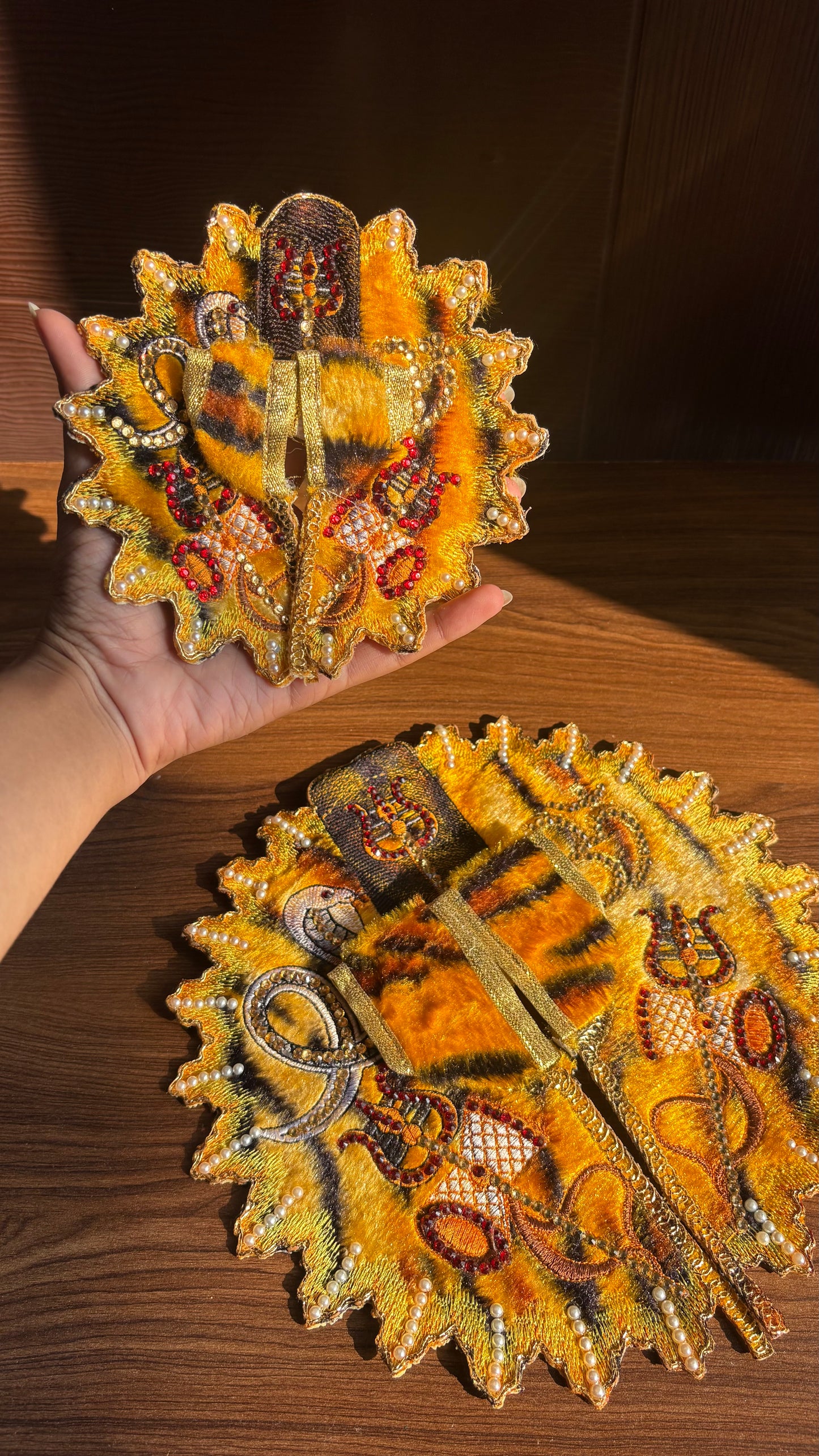 Trishul Shivratri Frock for Laddu Gopal Size 2