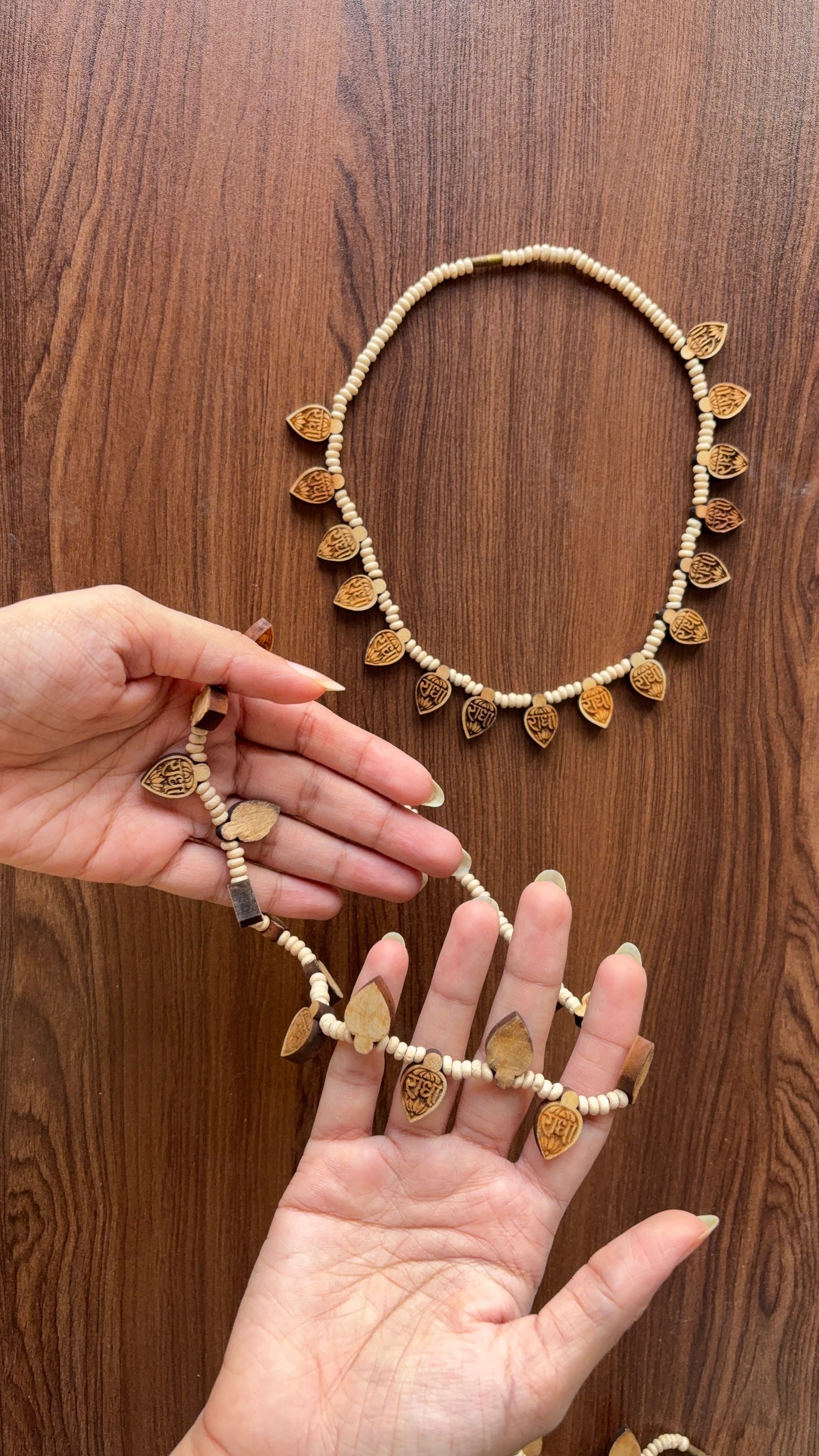 Big Radha Tulsi mala -Vrindavan Original Mala  (for Humans) D101