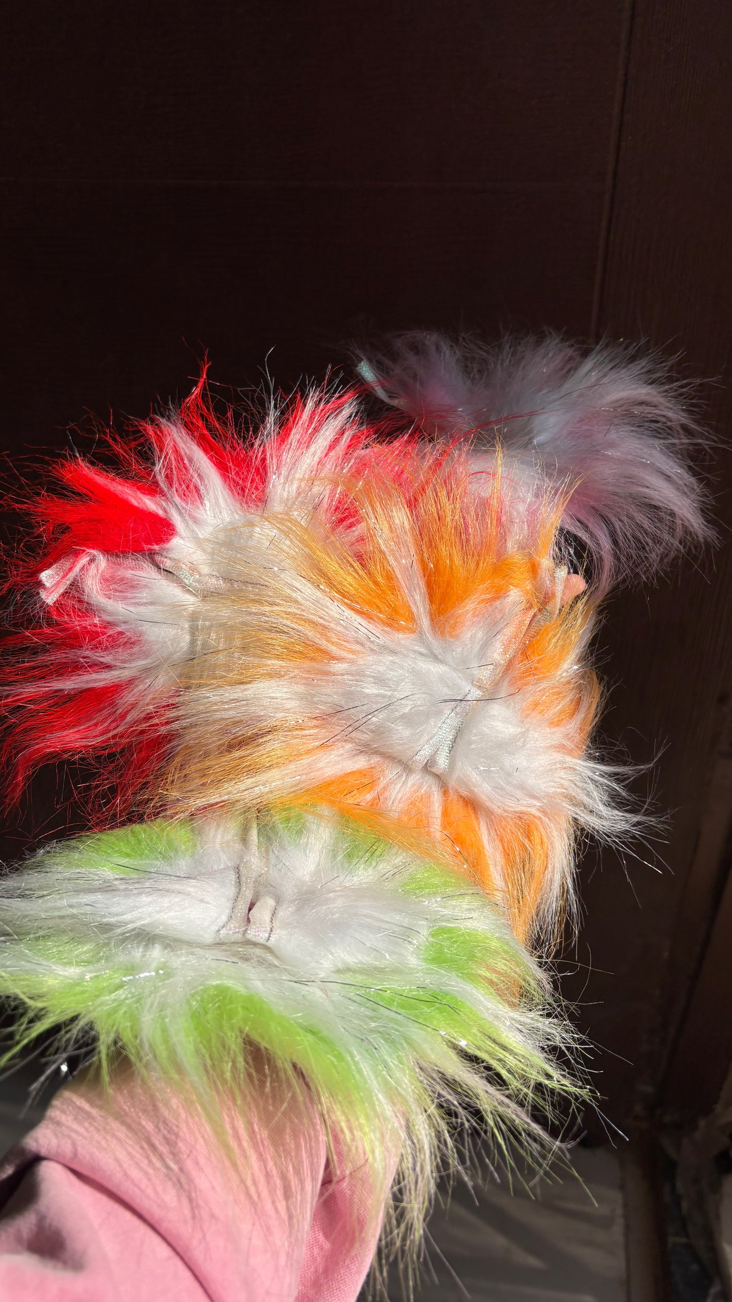 Shimmery Fur Special Frock (Size 3)