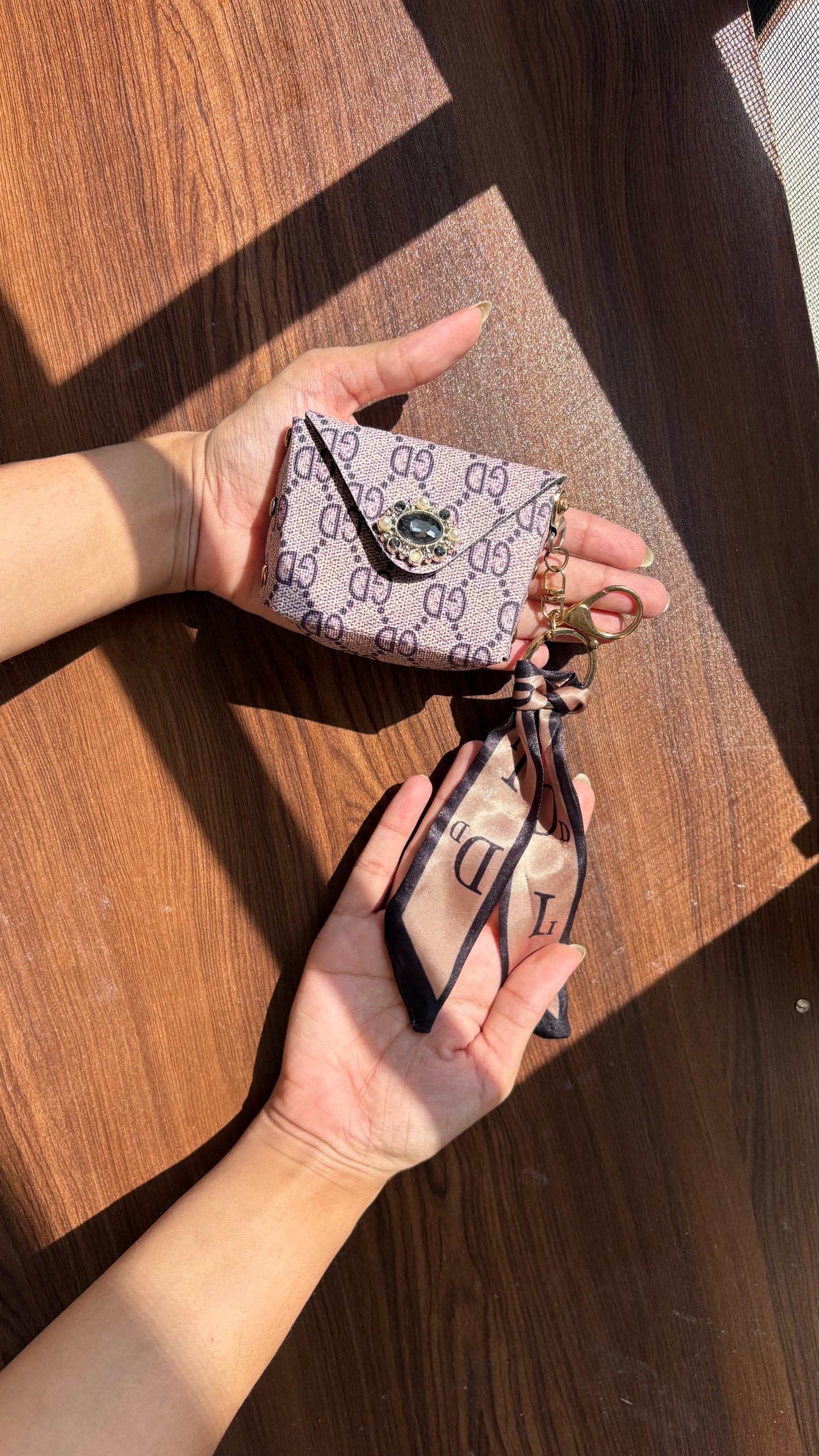 Tiny Purse with Ribbon Hanging 👜