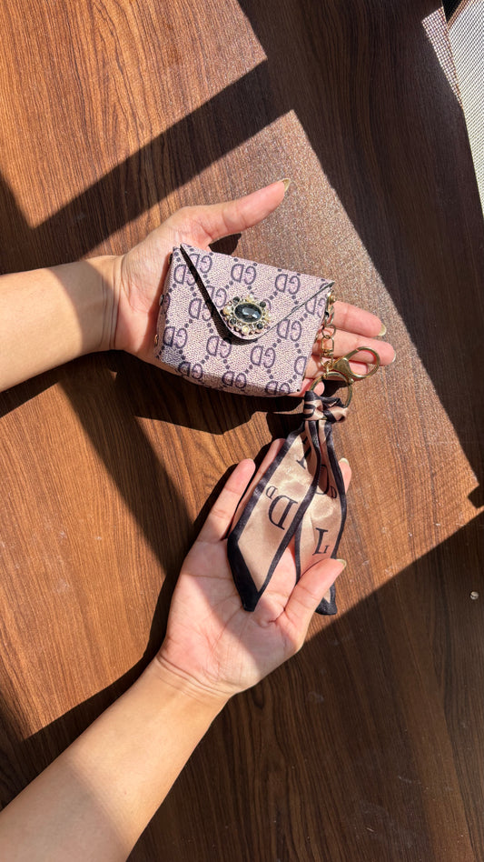 Tiny Purse with Ribbon Hanging 👜