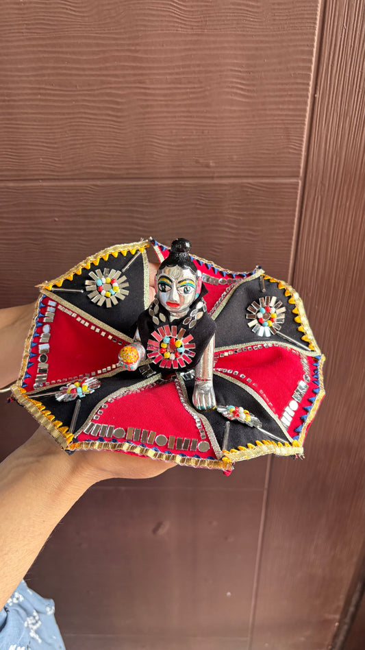 Red Navratri / Garbha Handmade Dress (Size 5) Tanya’s Special ❤️ “Baby Soft Fabric”