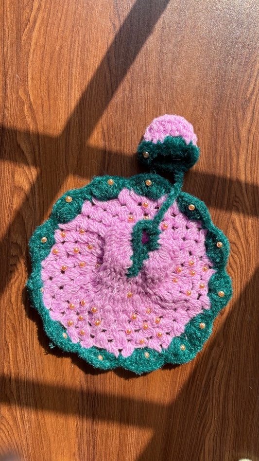 Lavender Green Crochet Moti Size 5