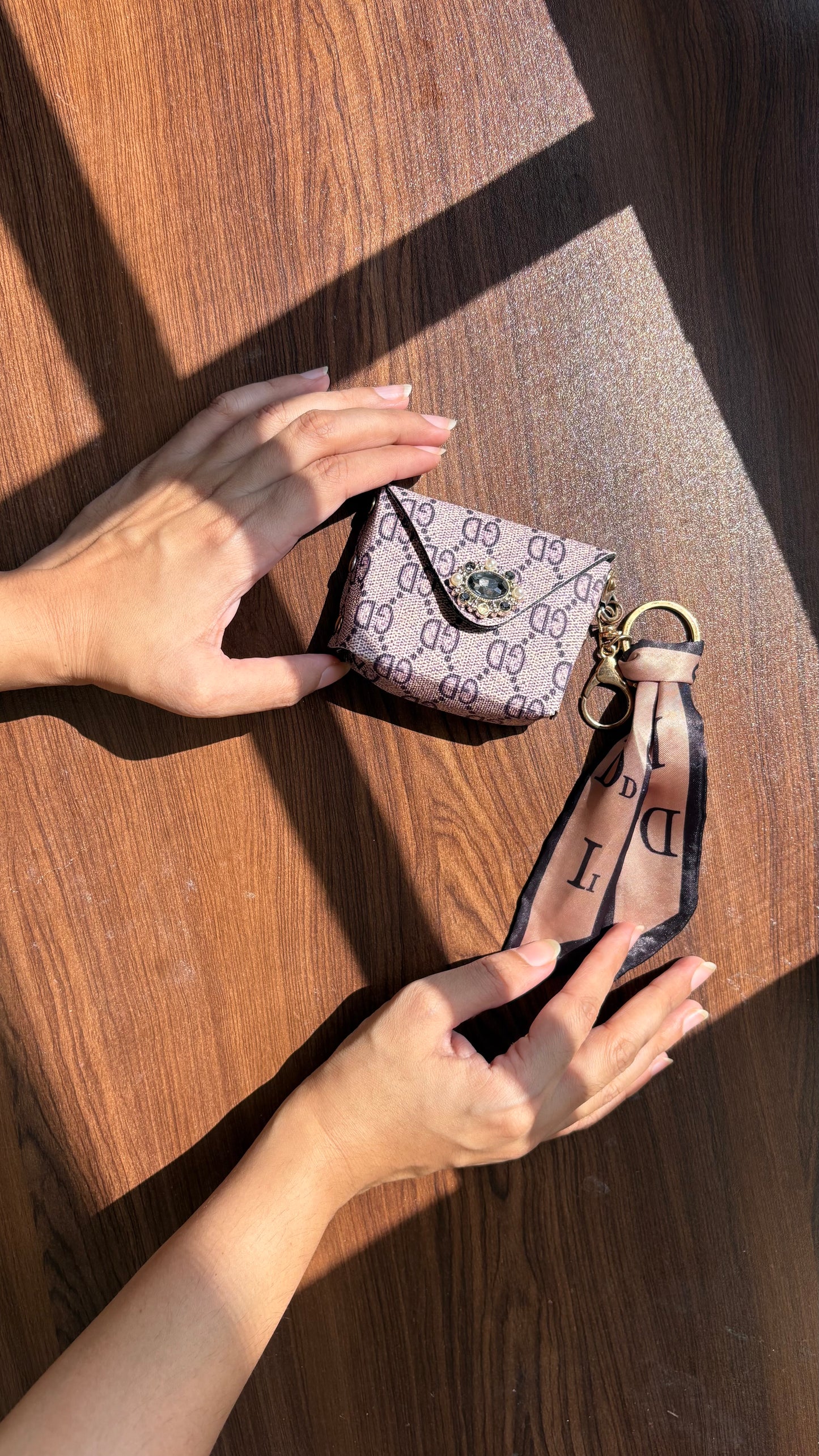 Tiny Purse with Ribbon Hanging 👜