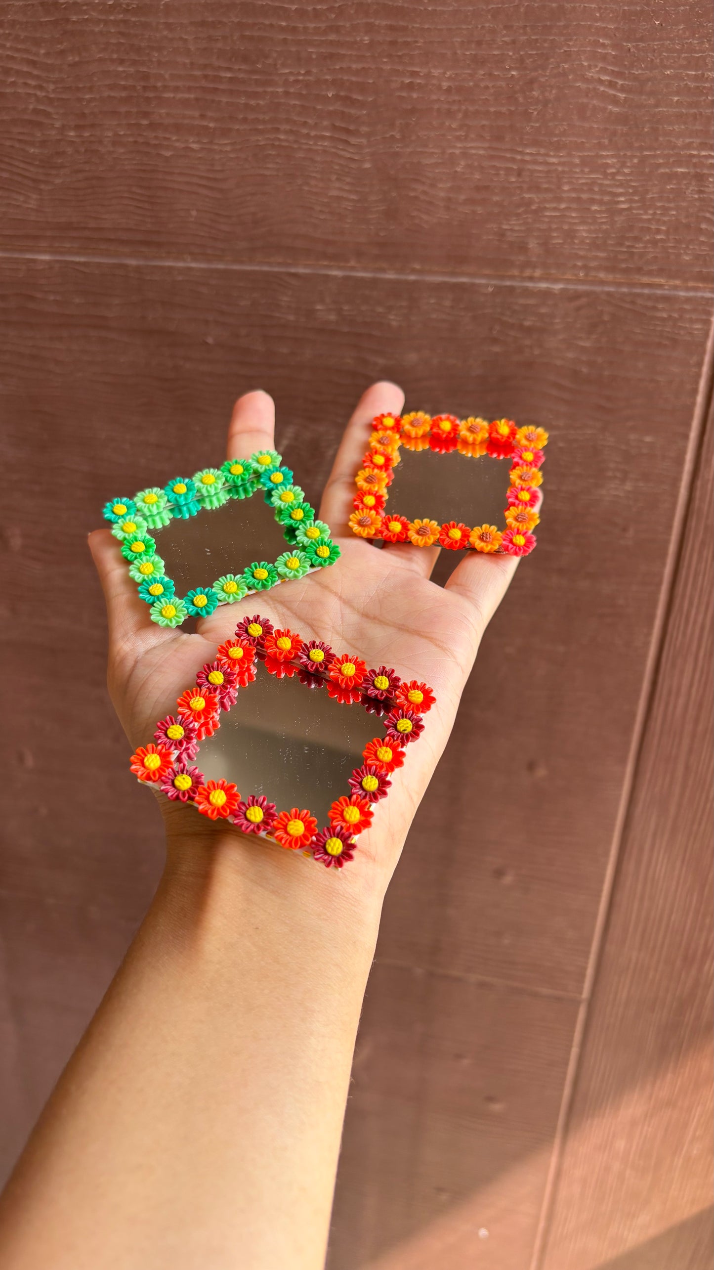 Mirror Square Floral D6