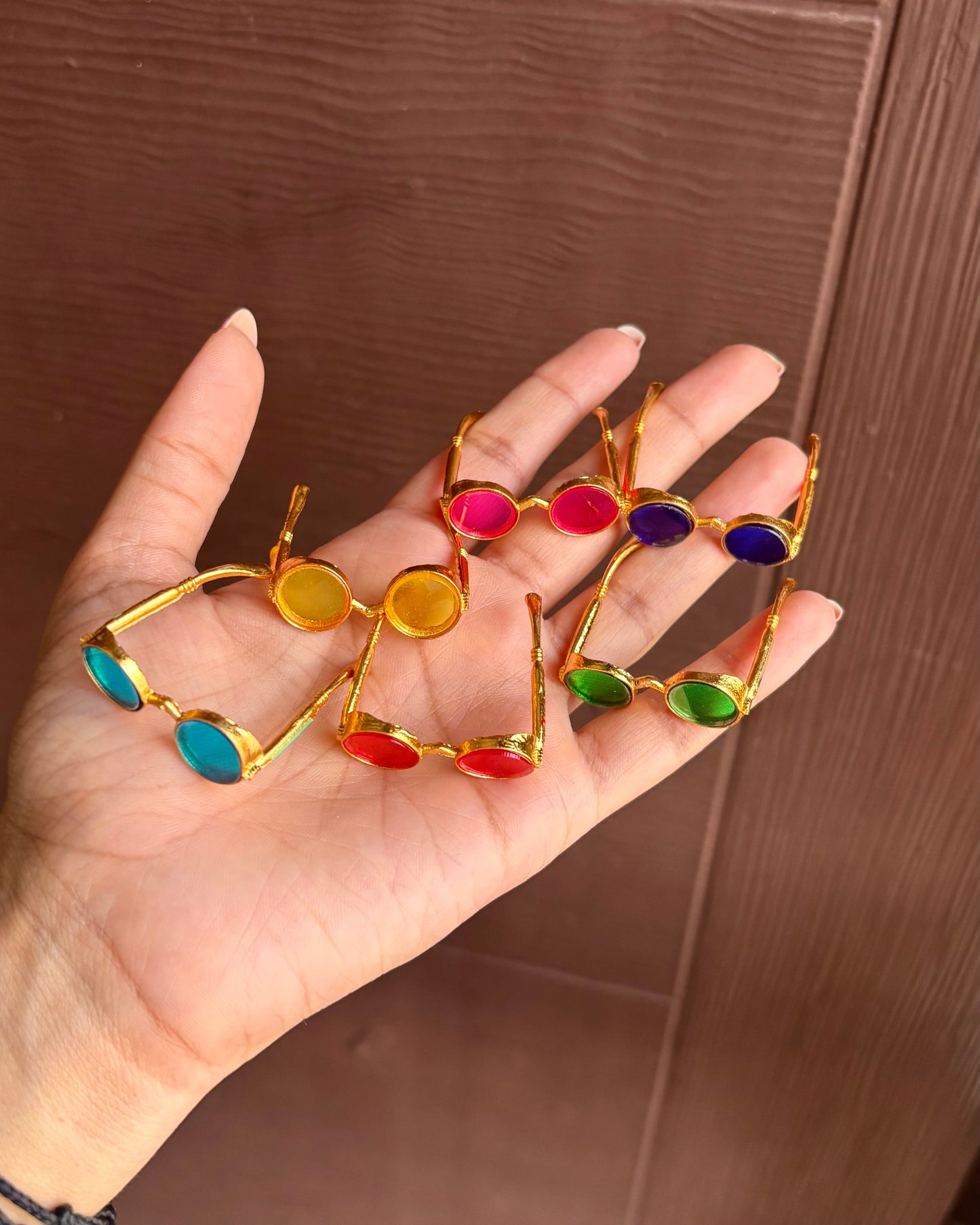 Round Colorful Sun glasses Big (Size 6,7) S7, S8
