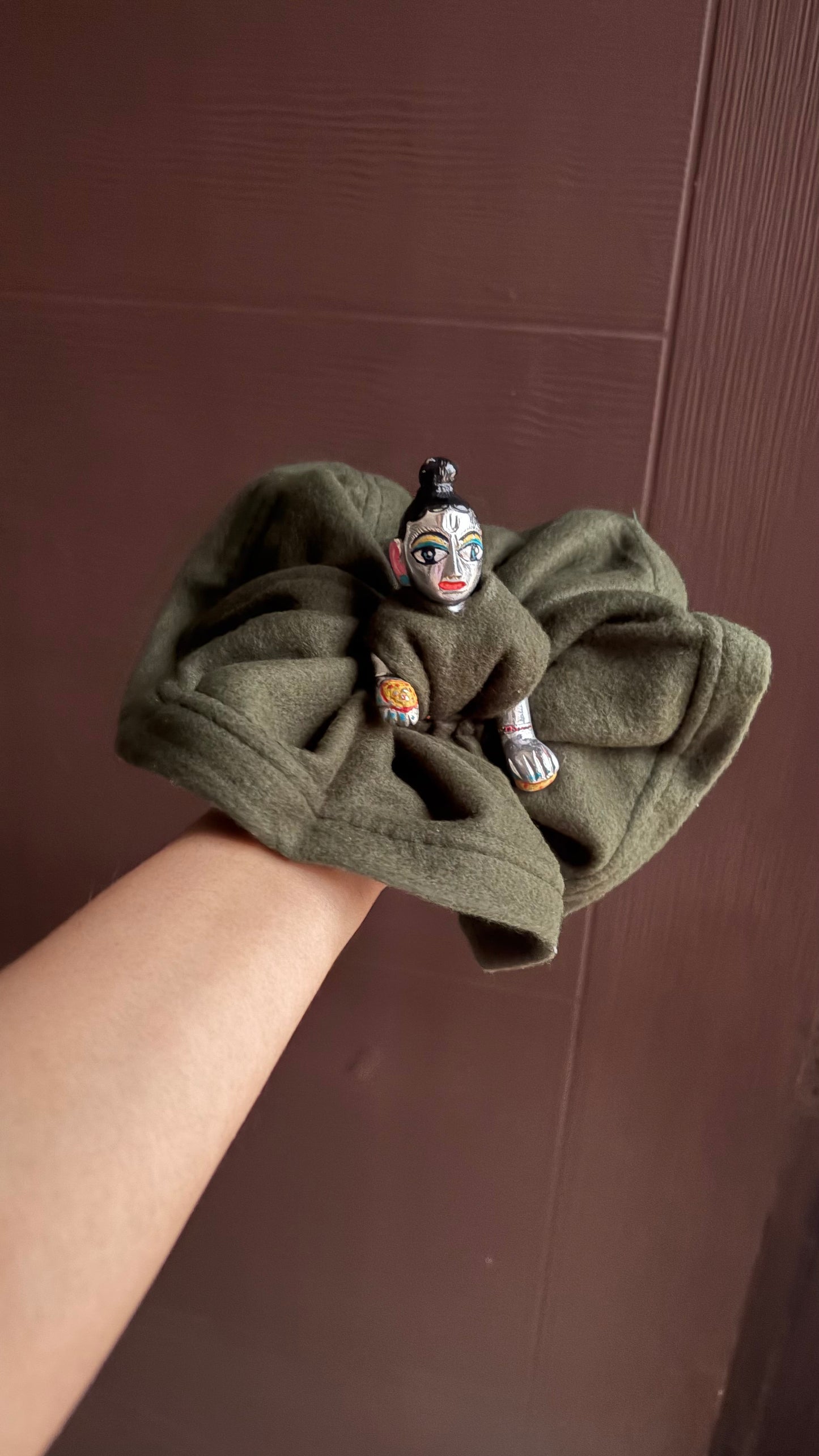 Warm Handmade Frock Size 5 (with Tich Buttons)❄️