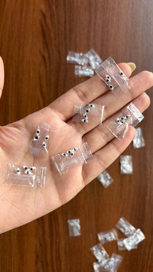 2 Pair of Eyes (Total 4 Eyes) Size 0