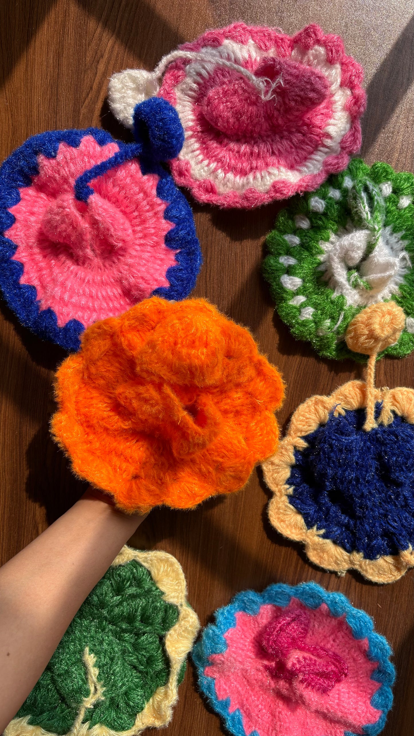 Crochet Frock with cap Size 3,4