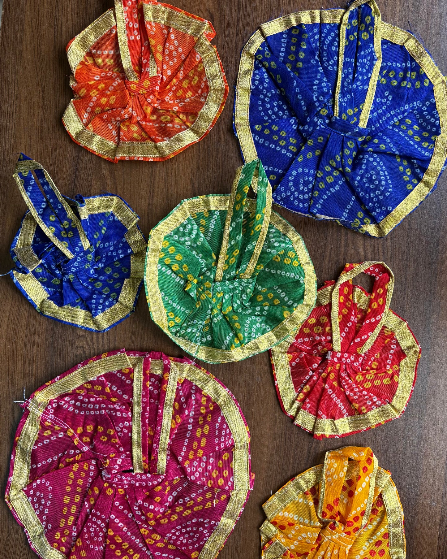 Rajasthani Bandhej Gotta Frock
