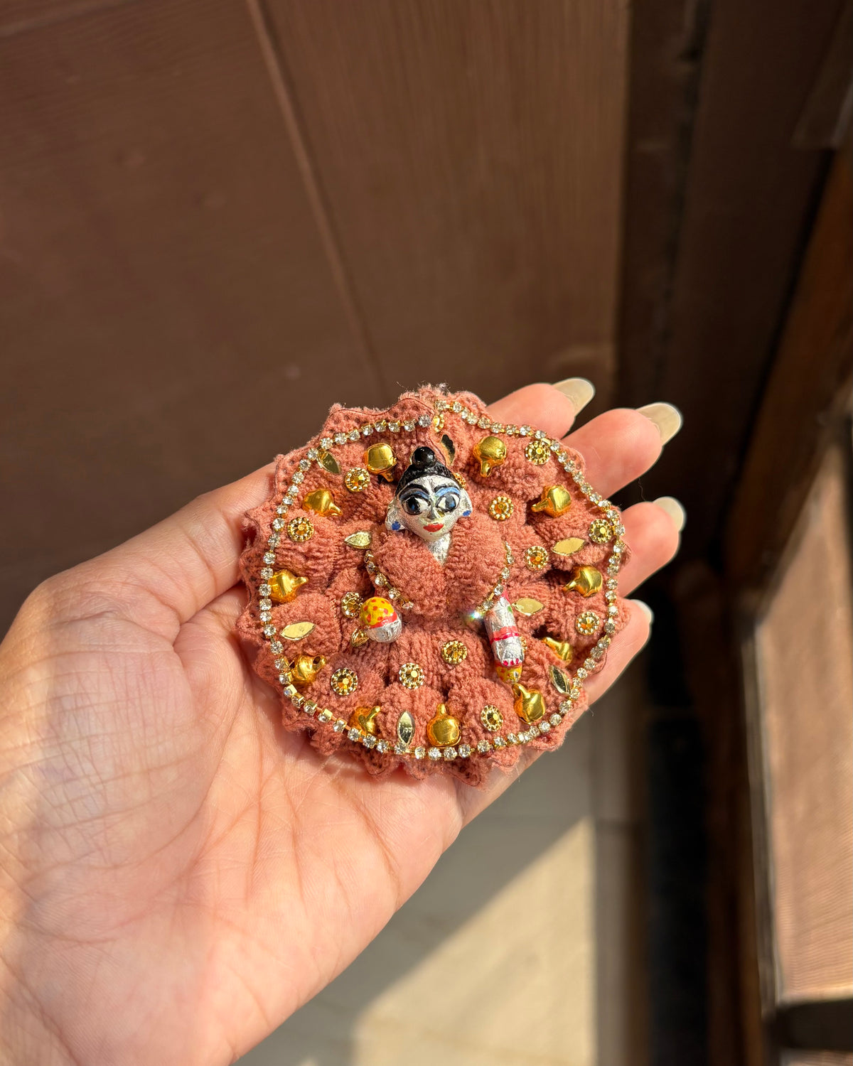 Ghungroo Poshak 🧡 Handmade Laddu Gopal Dress | Size 00 & 0