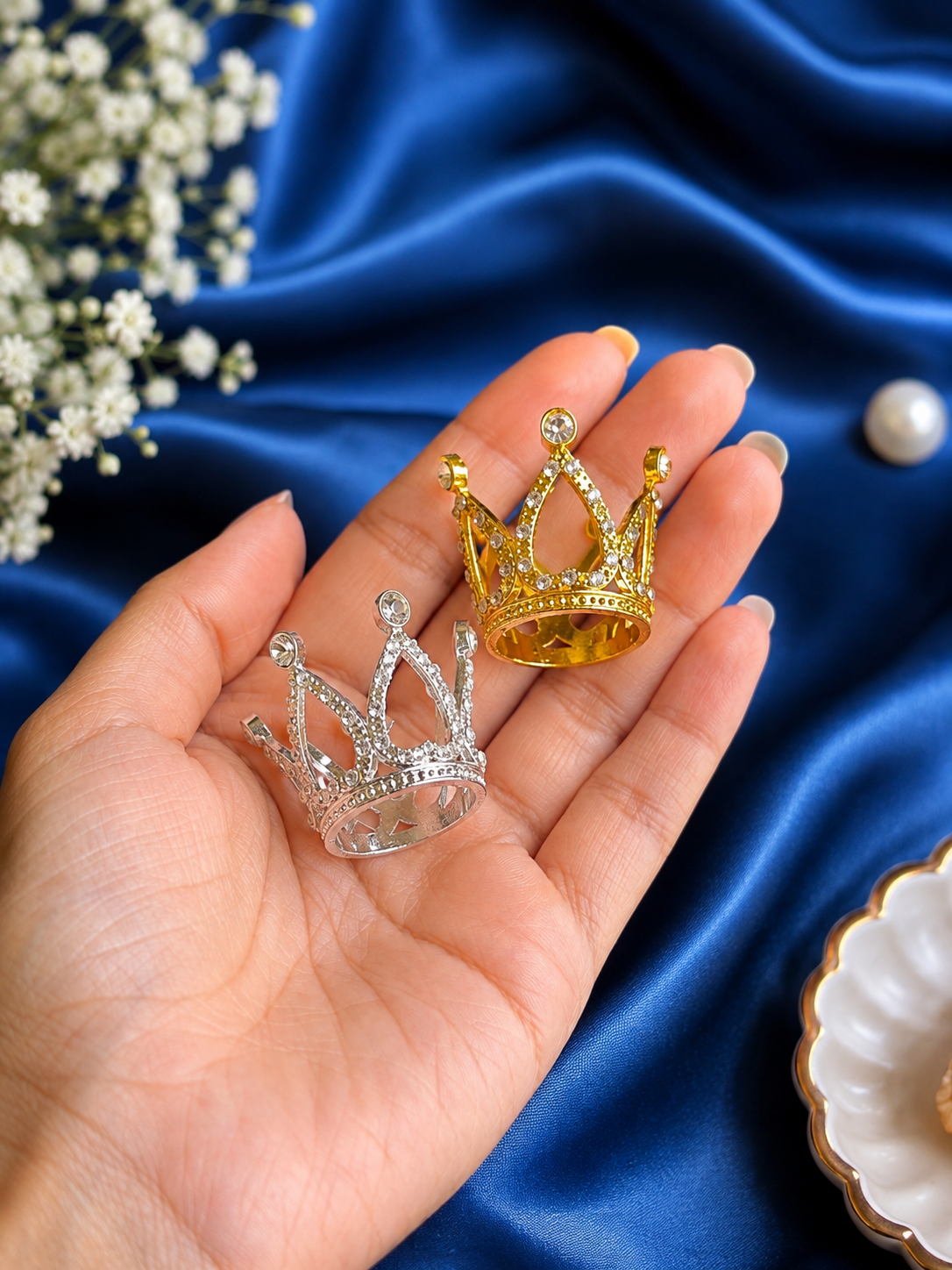 Crown - Laddu gopal & Radha Rani (Size 2,3,4) B6