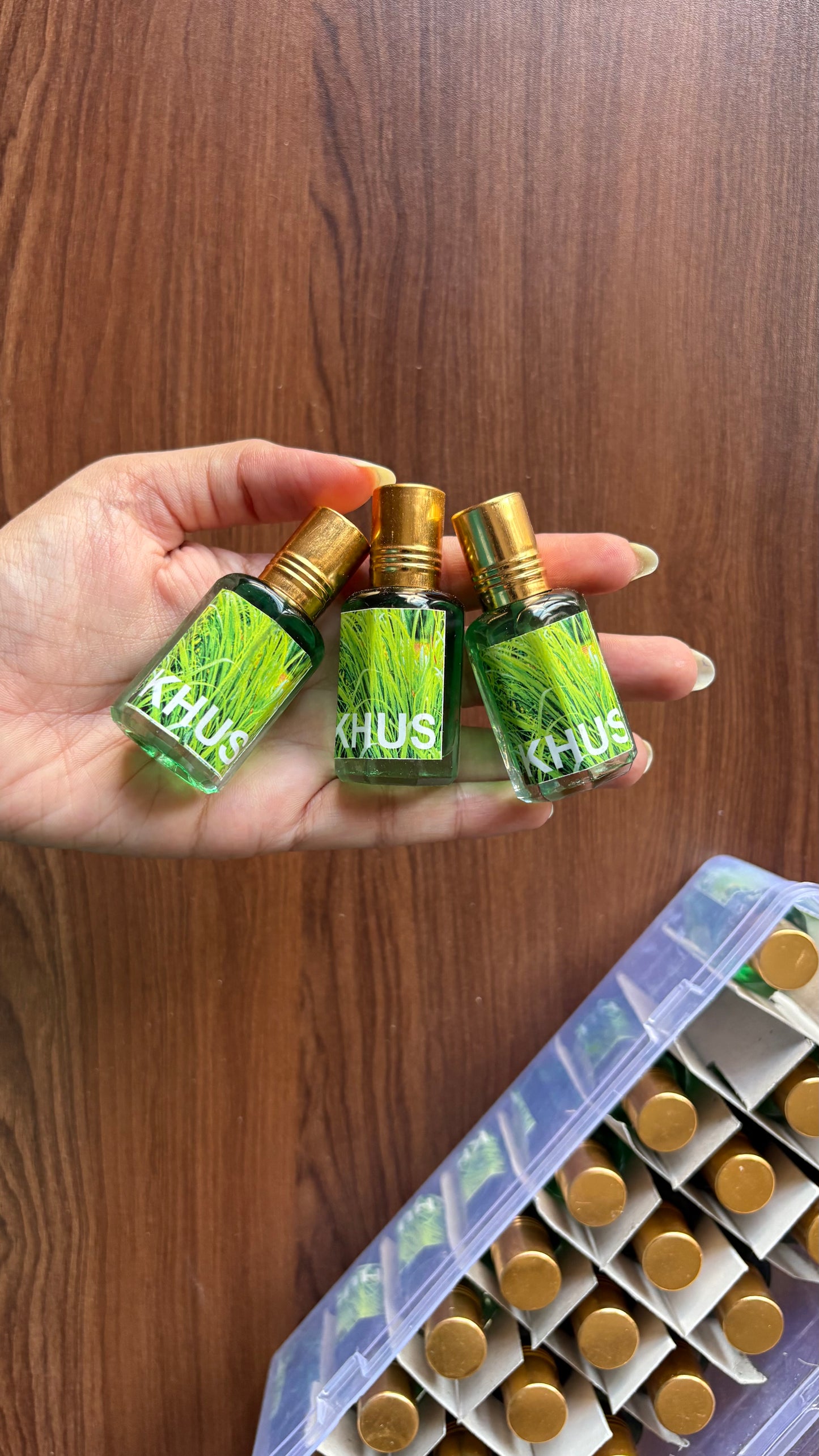 Khus Ittar (Original Attar) (Big bottle as shown)