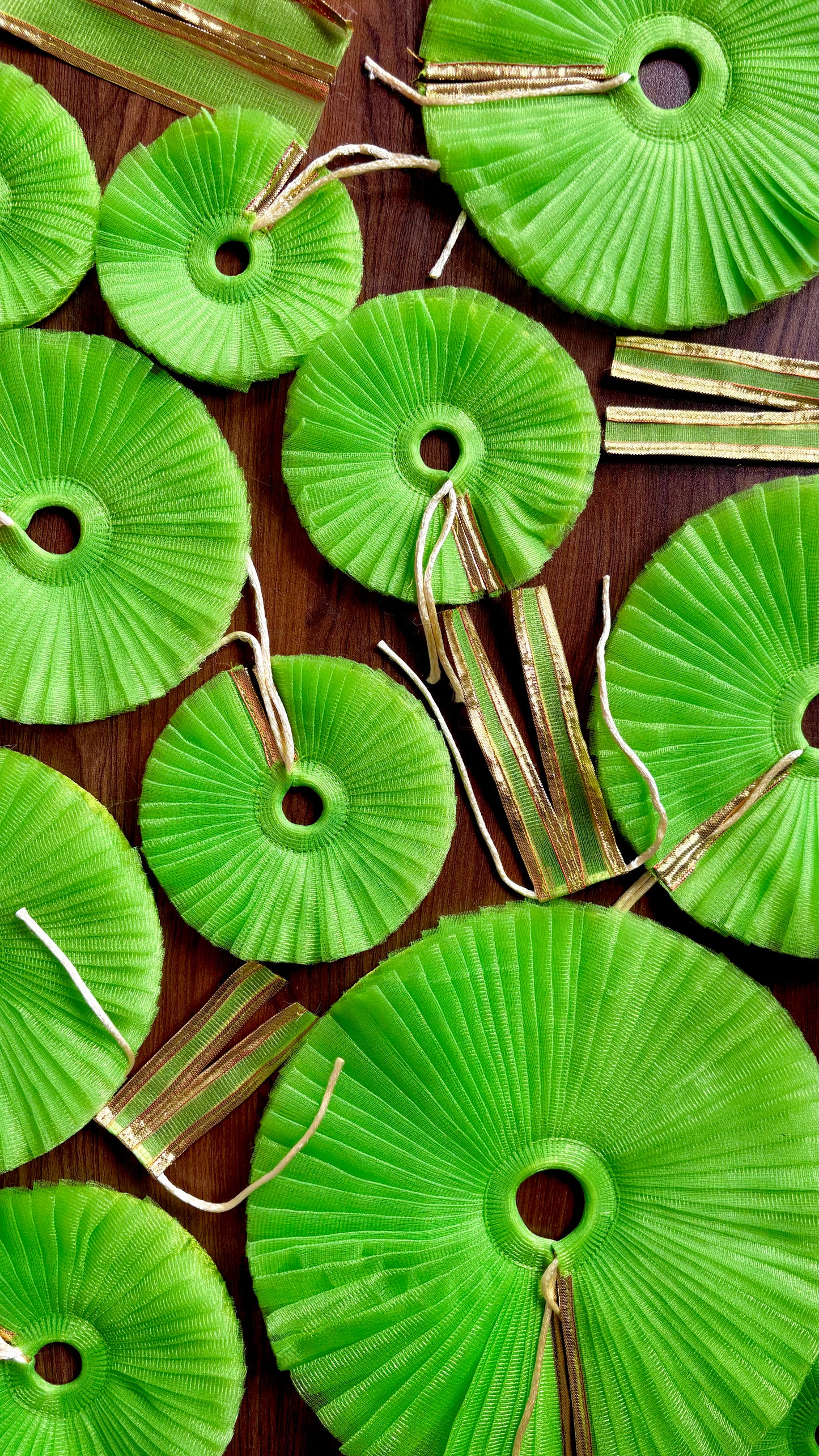 Forest Green frill Frock (Laddu gopal & Shree Radha Rani) 💚