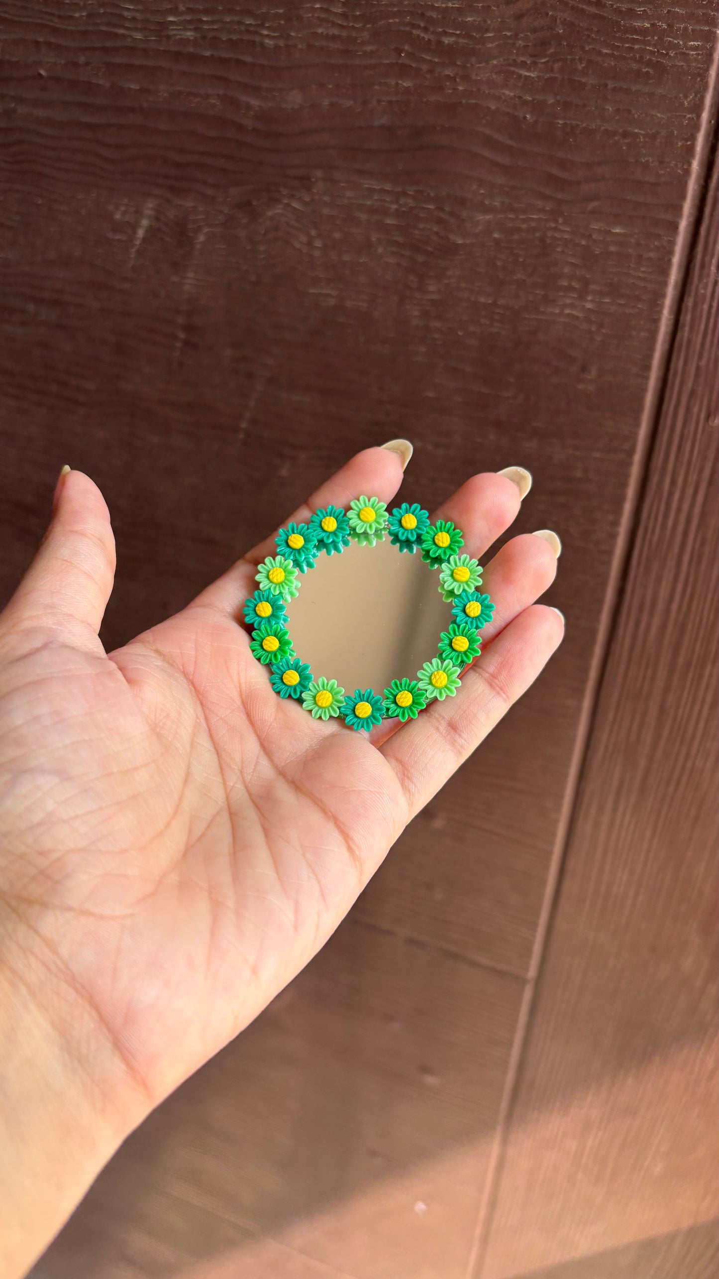 Round Floral Mirrors D2