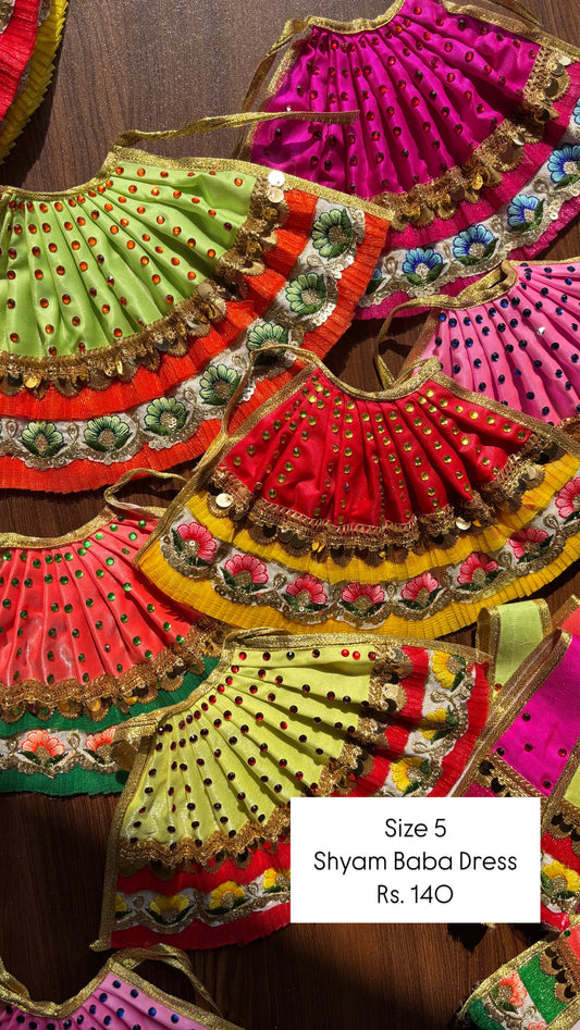 Shyam baba dress Size 5 inch