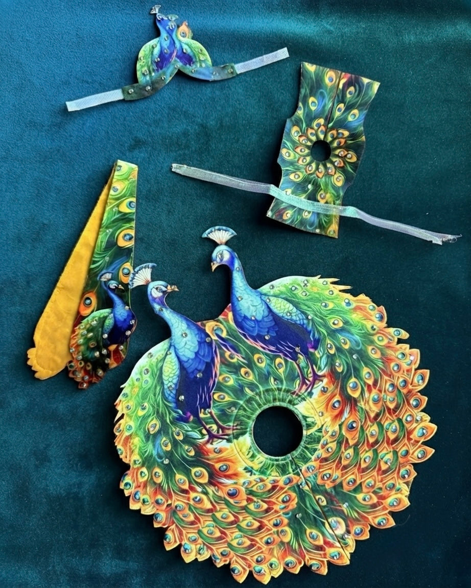 Mayur Peacock 3D Print Collection ( 4 pc Set)