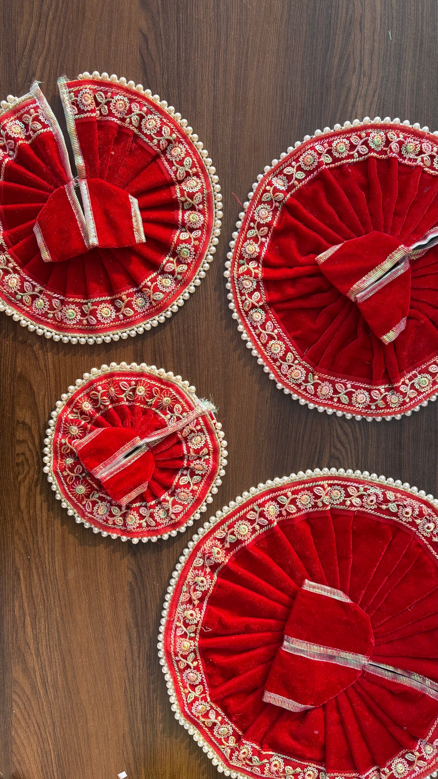 Red Velvet Premium Frocks for Ladoogopal