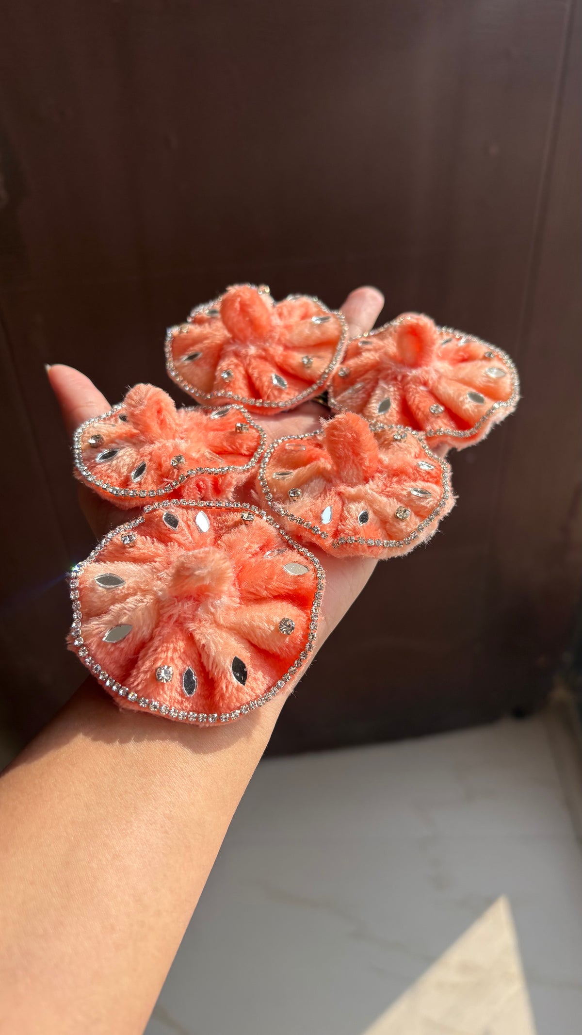 Gopu - Peach Orange winter Frock