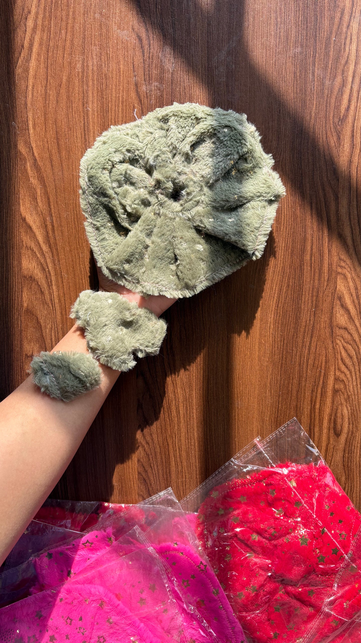 Foiled Fur Frock (Size 6)