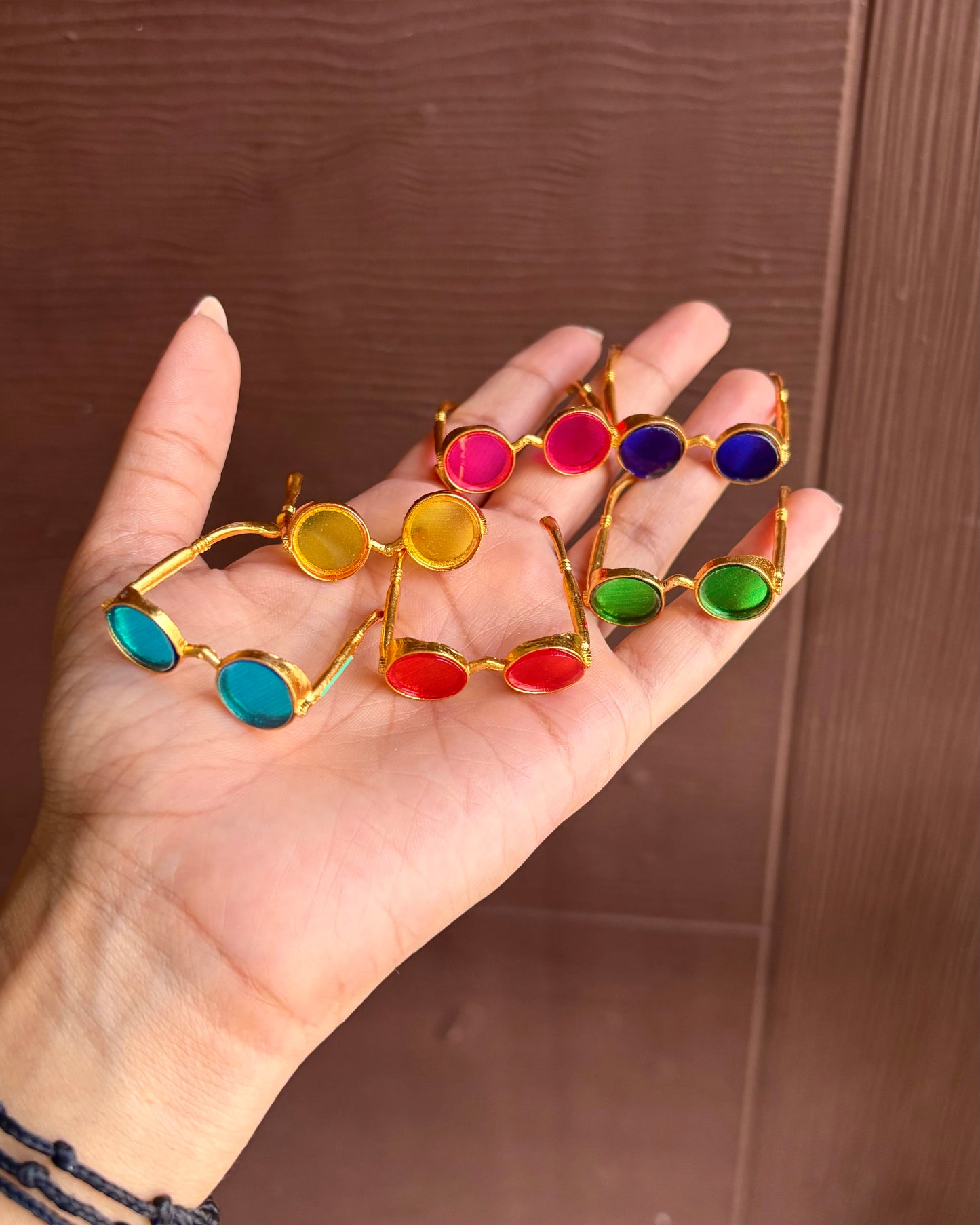 Round Colorful Sun glasses Big (Size 6,7) S7, S8