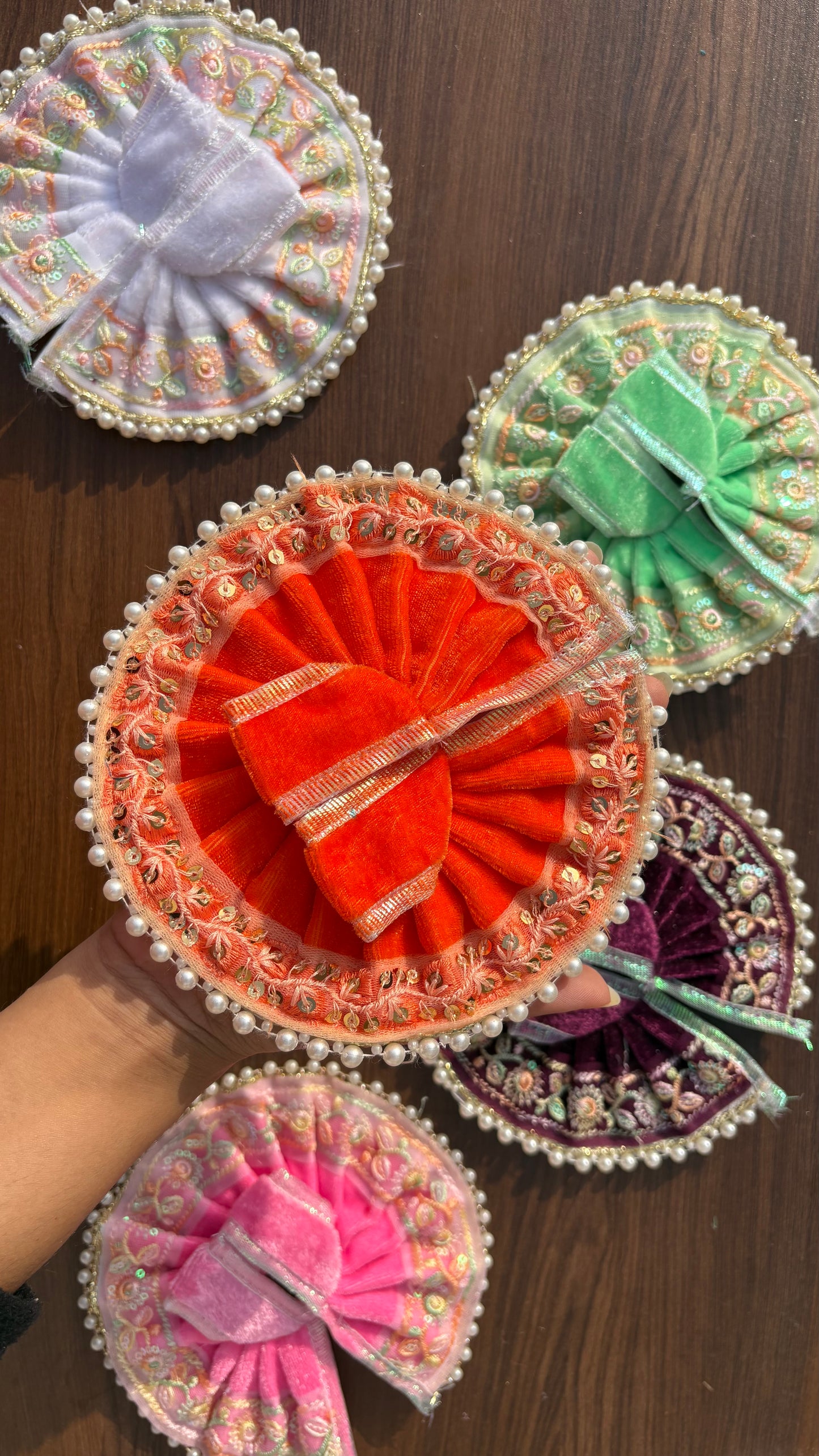 Premium Velvet Poshak for Ladoogopal Size-2