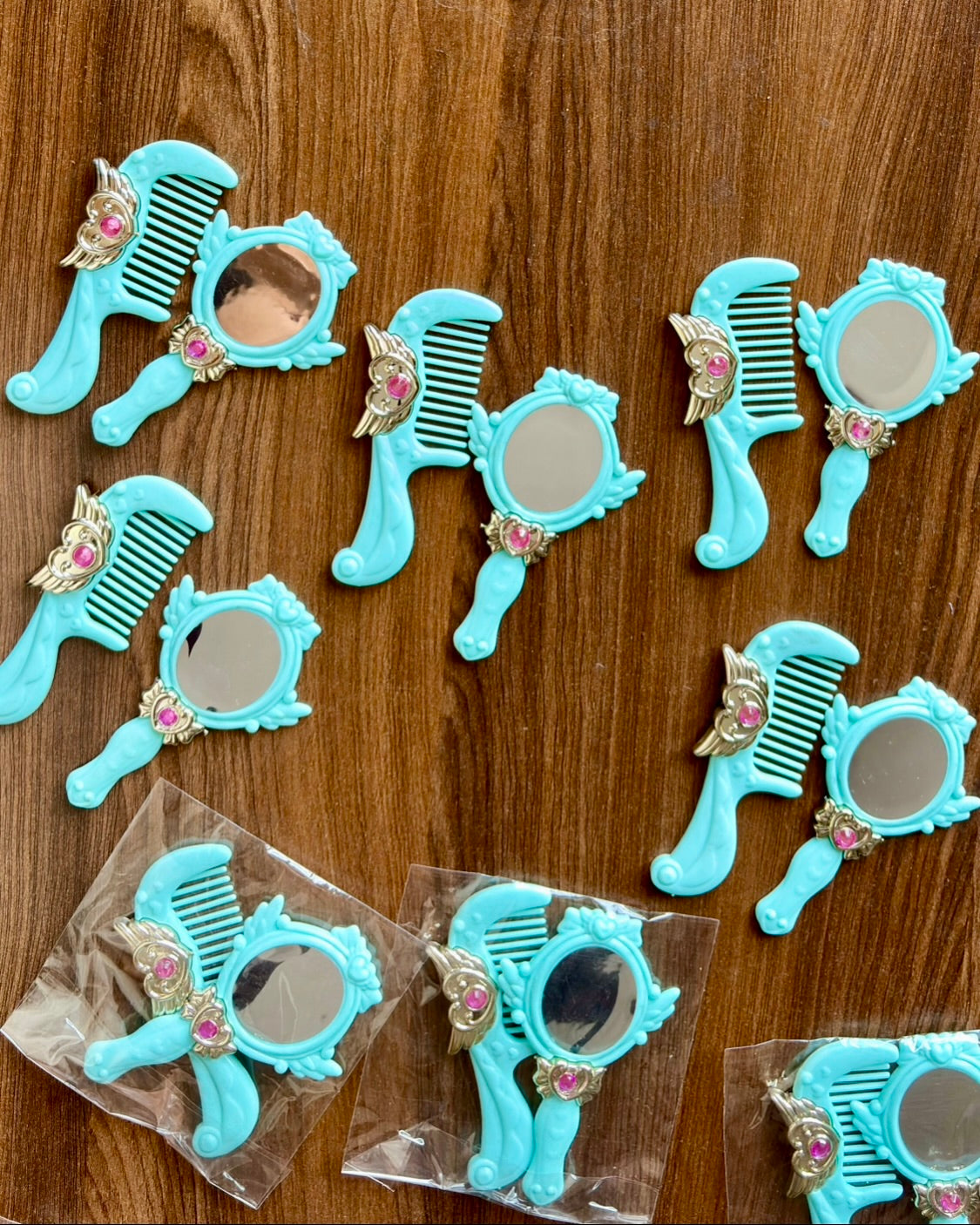 Plastic Mirror Toy & Comb Toy (for Laddu gopal & Radha Rani) Darpan