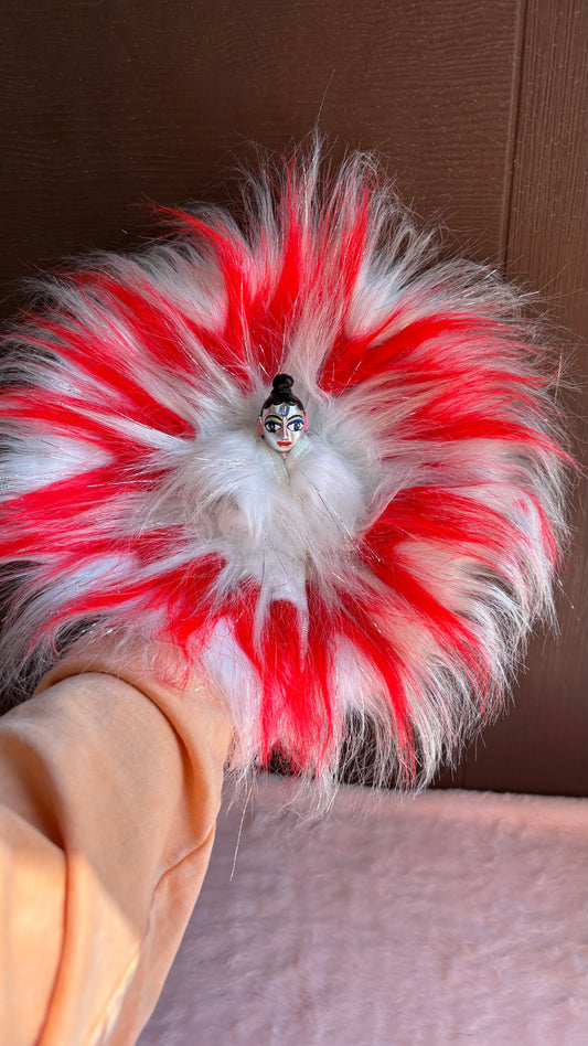 Shimmery Fur Special Frock (Size 6,7)