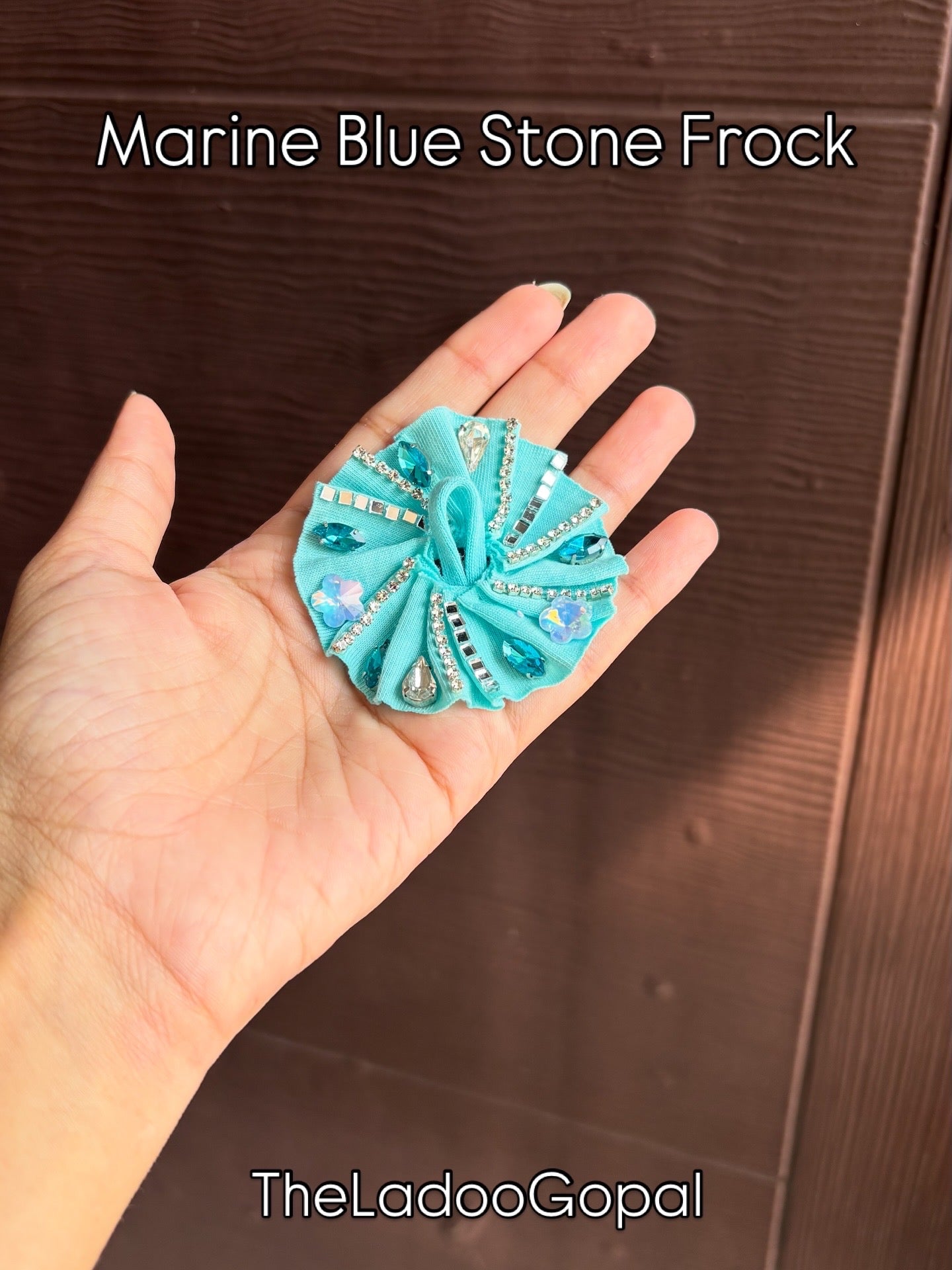 Marine Blue Gopu Frock 🩵🪼