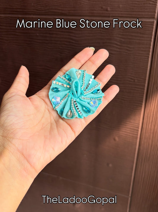 Marine Blue Gopu Frock 🩵🪼