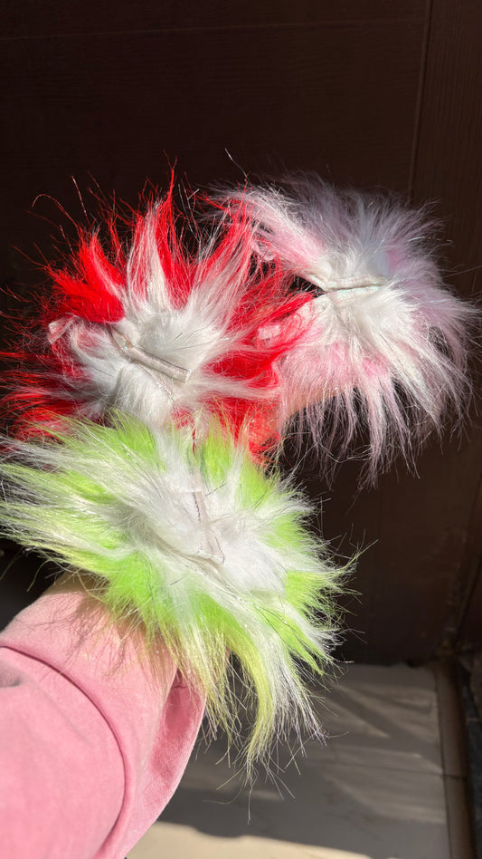 Shimmery Fur Special Frock (Size 2)