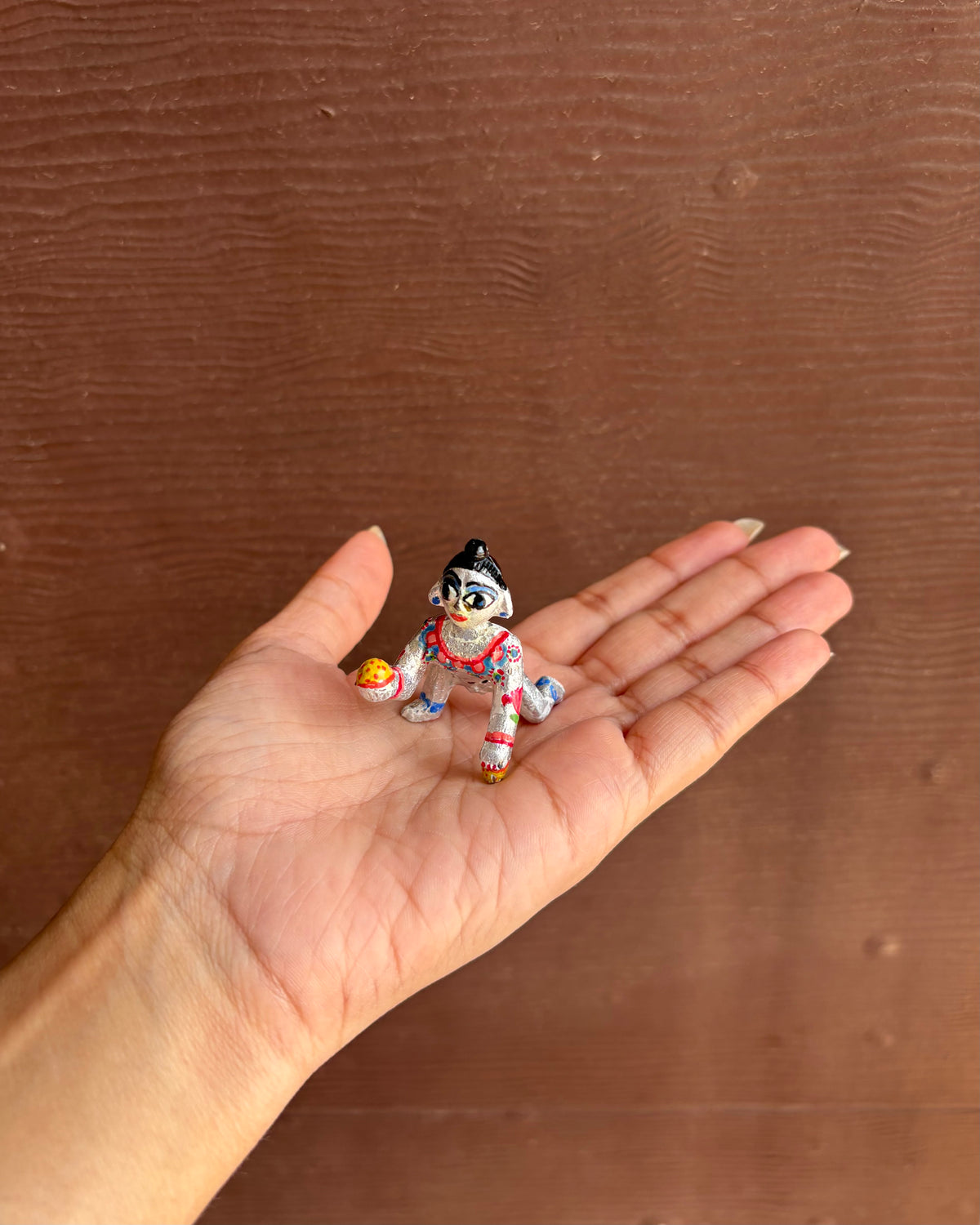 Silver Sitara ✨ Handmade Grey Laddu Gopal Dress | Size 00 & 0