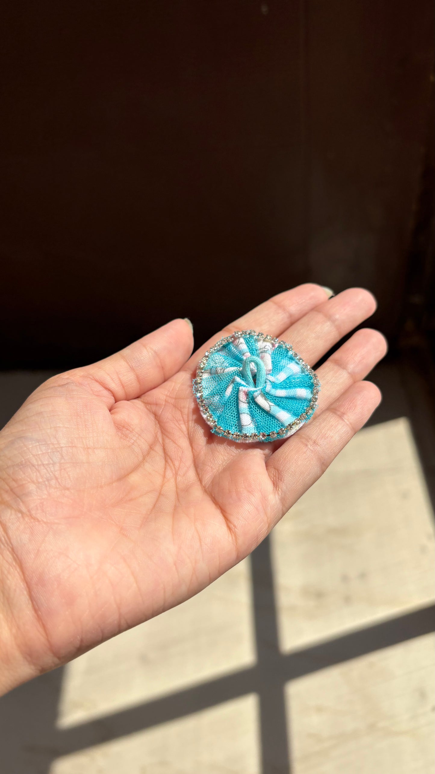 Khushi Blue Net Frock