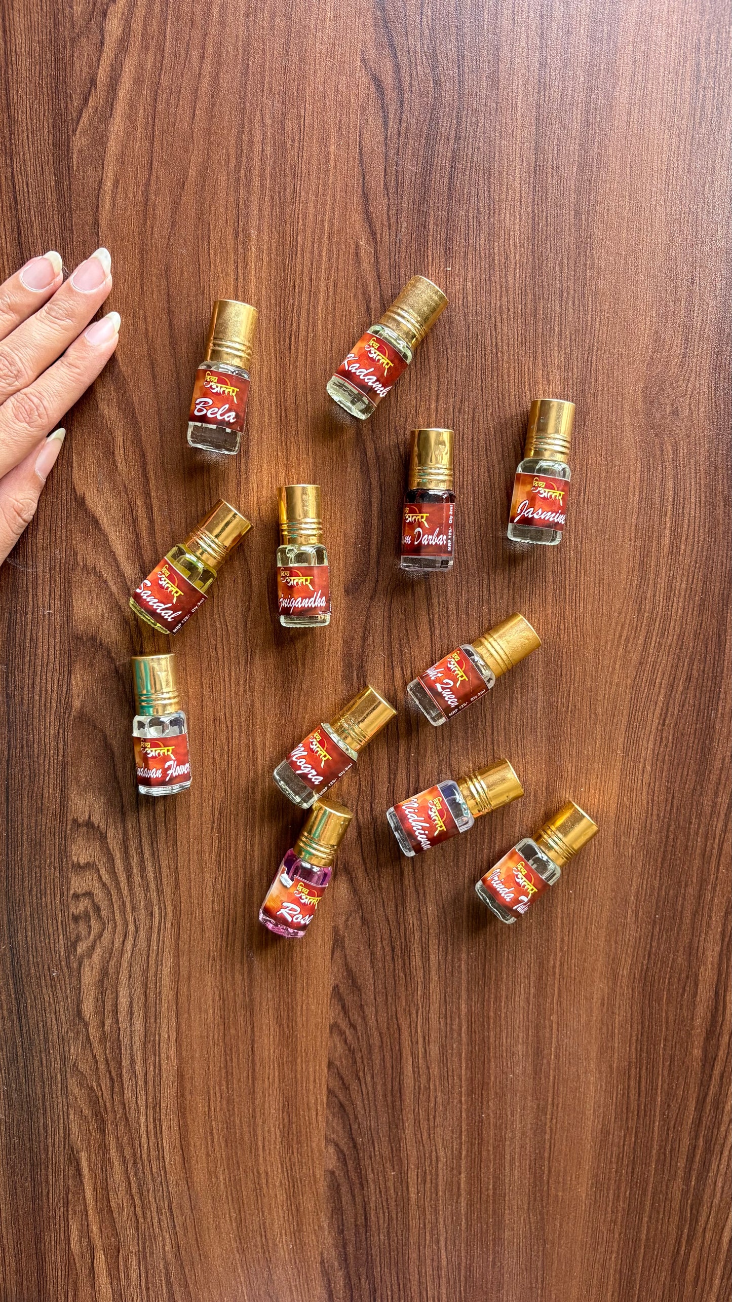 12 Bottles Ittar Combo (All Different Fragrances)