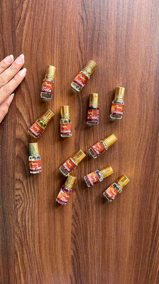 12 Bottles Ittar Combo (All Different Fragrances)