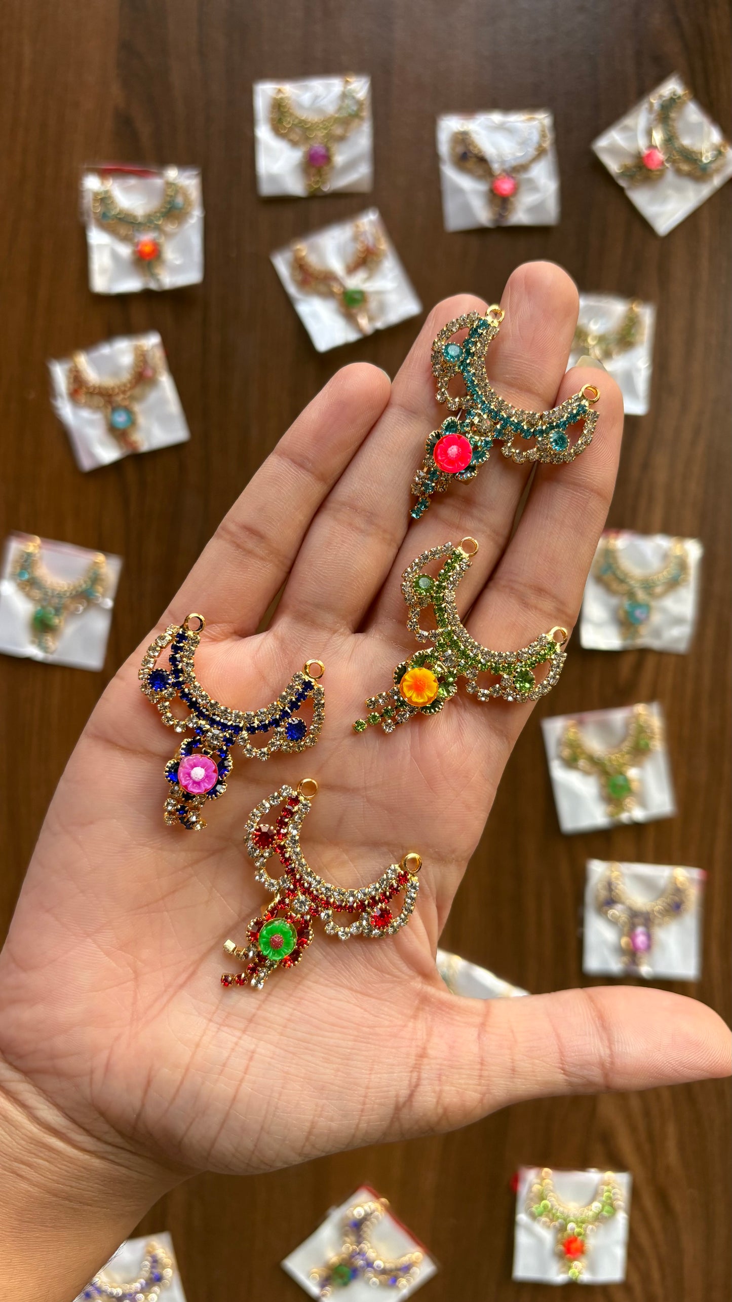 Flower Round neck Mala - Size 3,4,5 (D152)