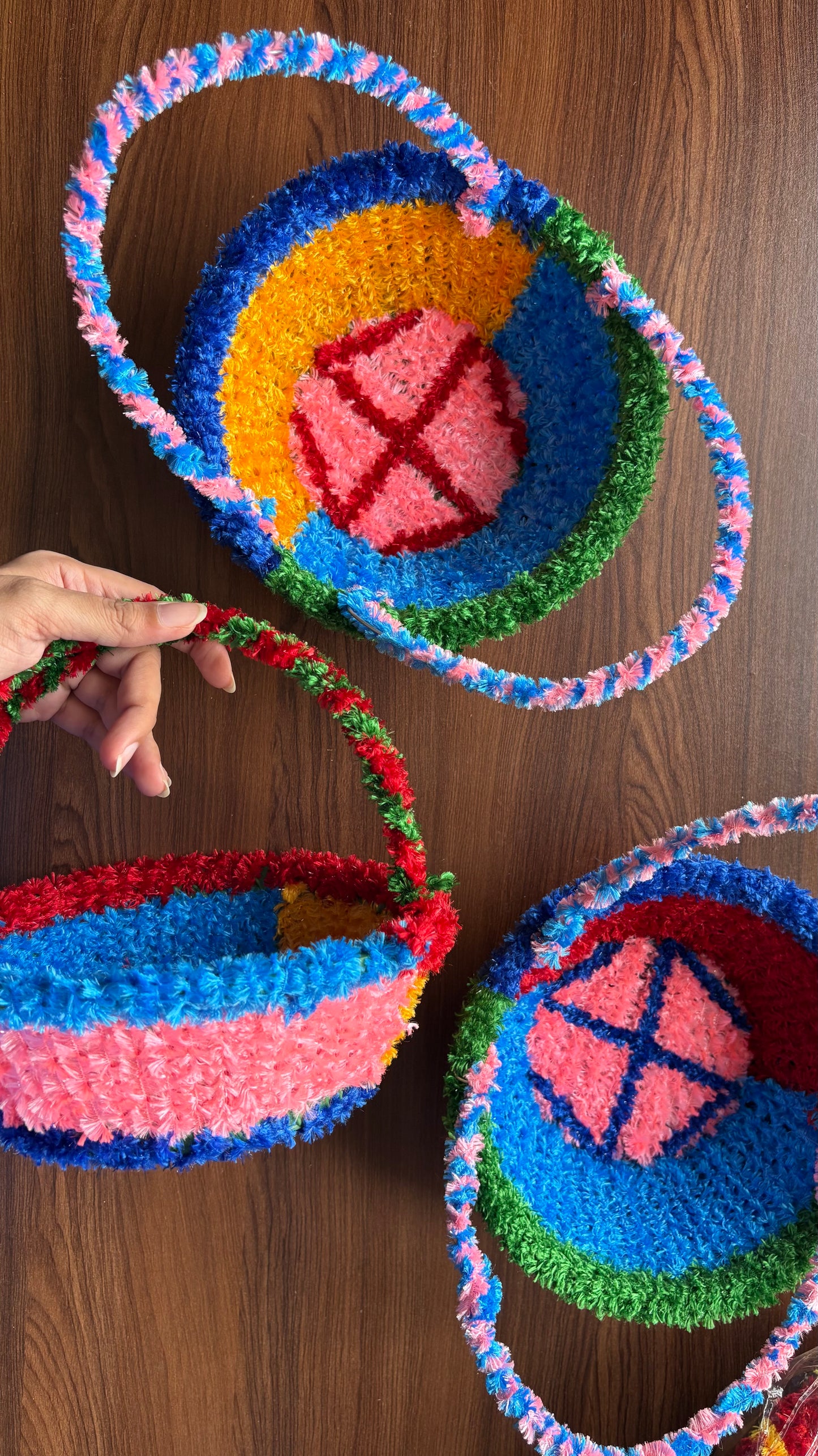 Furry Basket for ladoogopal