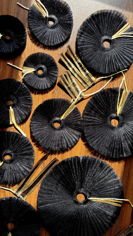 Black Frill Frock (Laddu gopal & Shree Radha Rani) 🖤