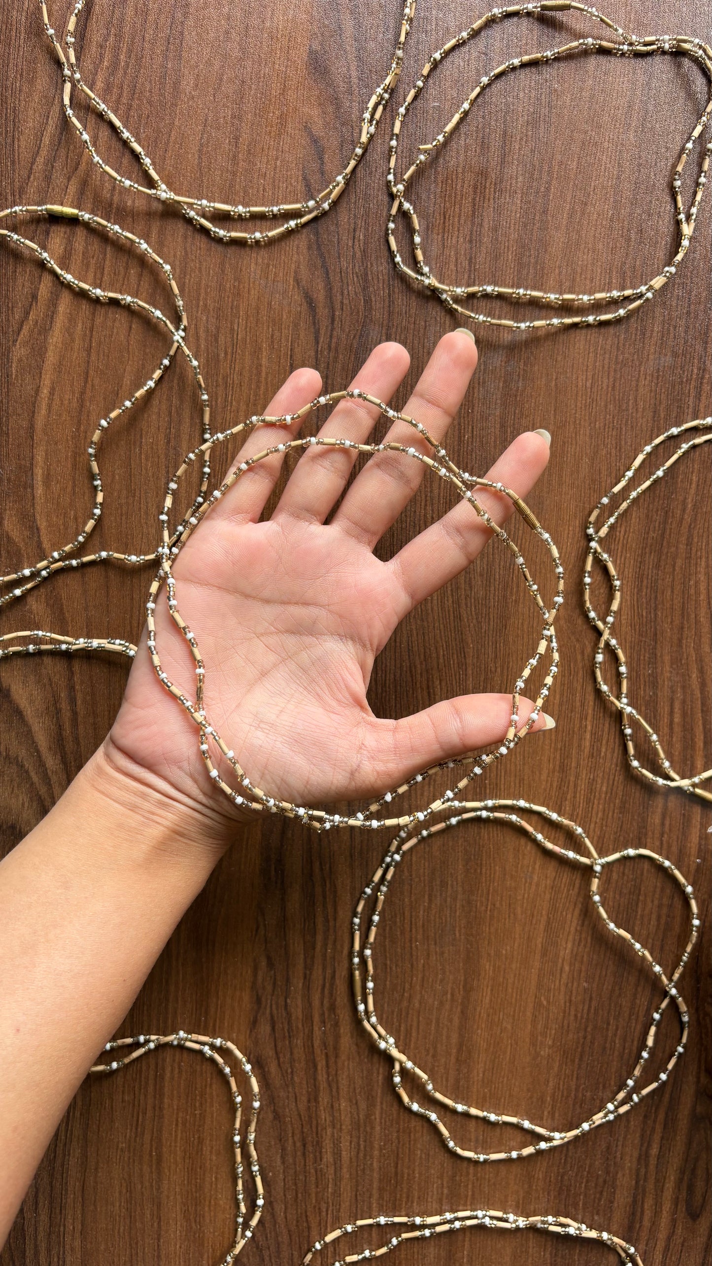 Moti Designer Kanthi Tulsi mala from Vrindavan 🌷