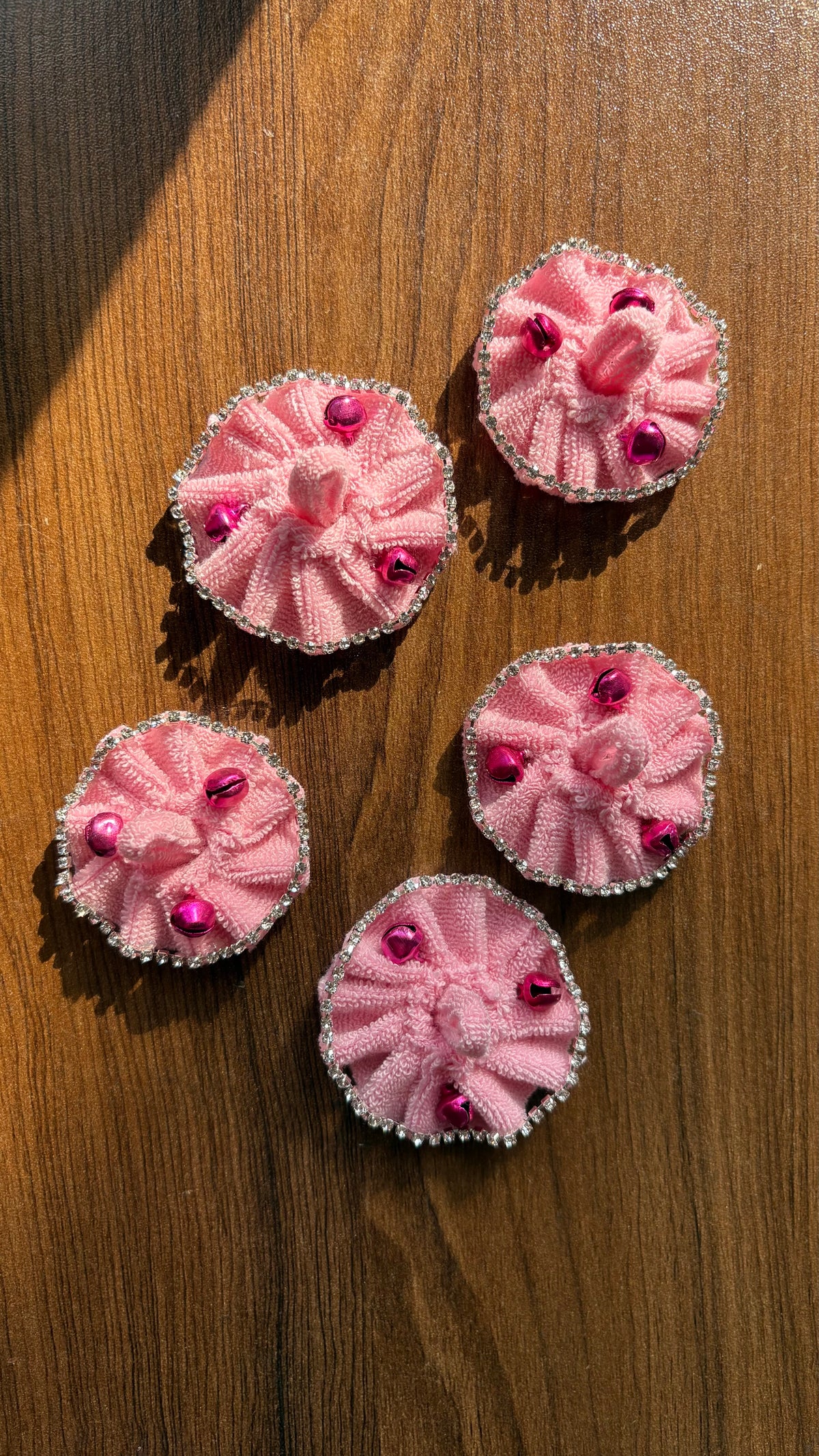 Gopu Pink Ghungroo Frock (Tiny Laddu Gopal)