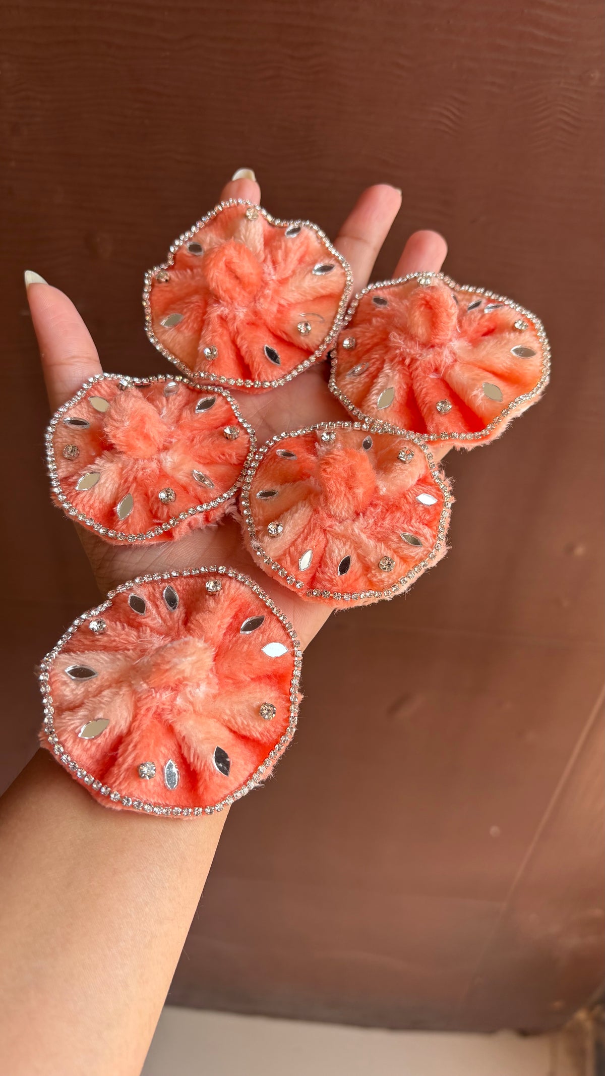 Gopu - Peach Orange winter Frock