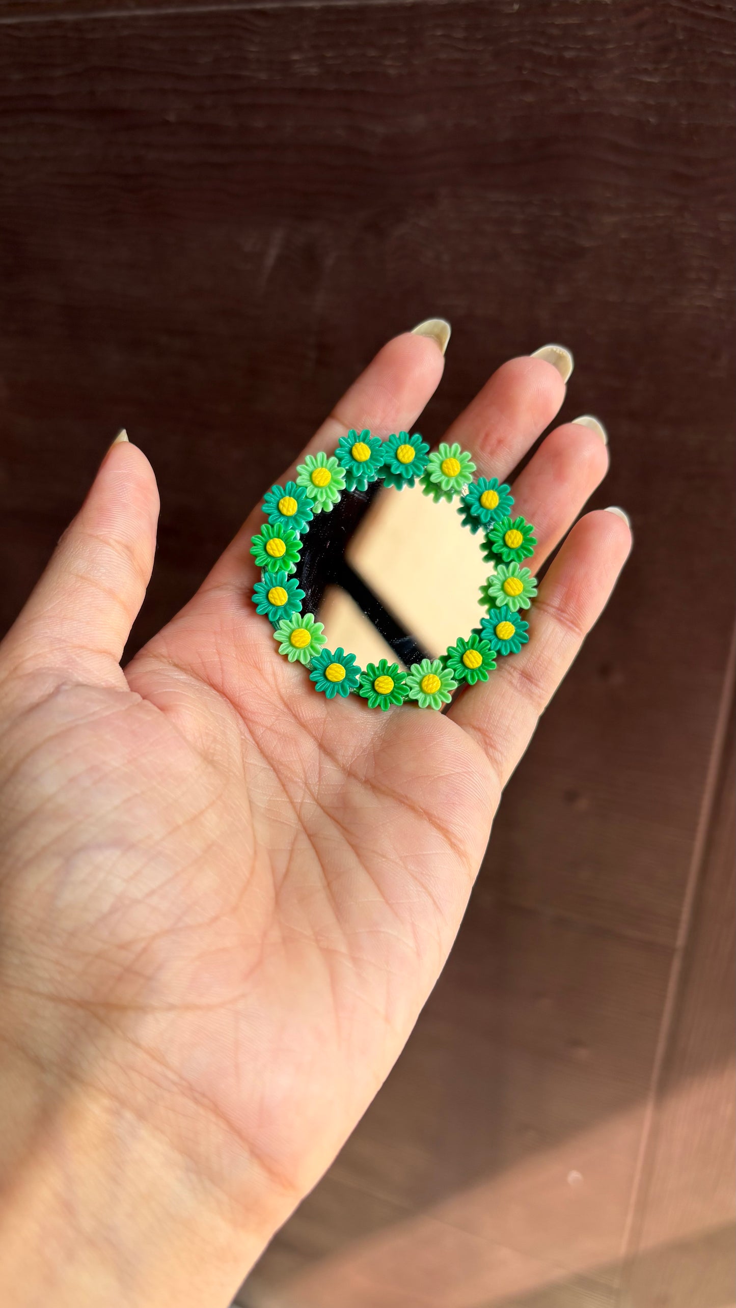 Round Floral Mirrors D2