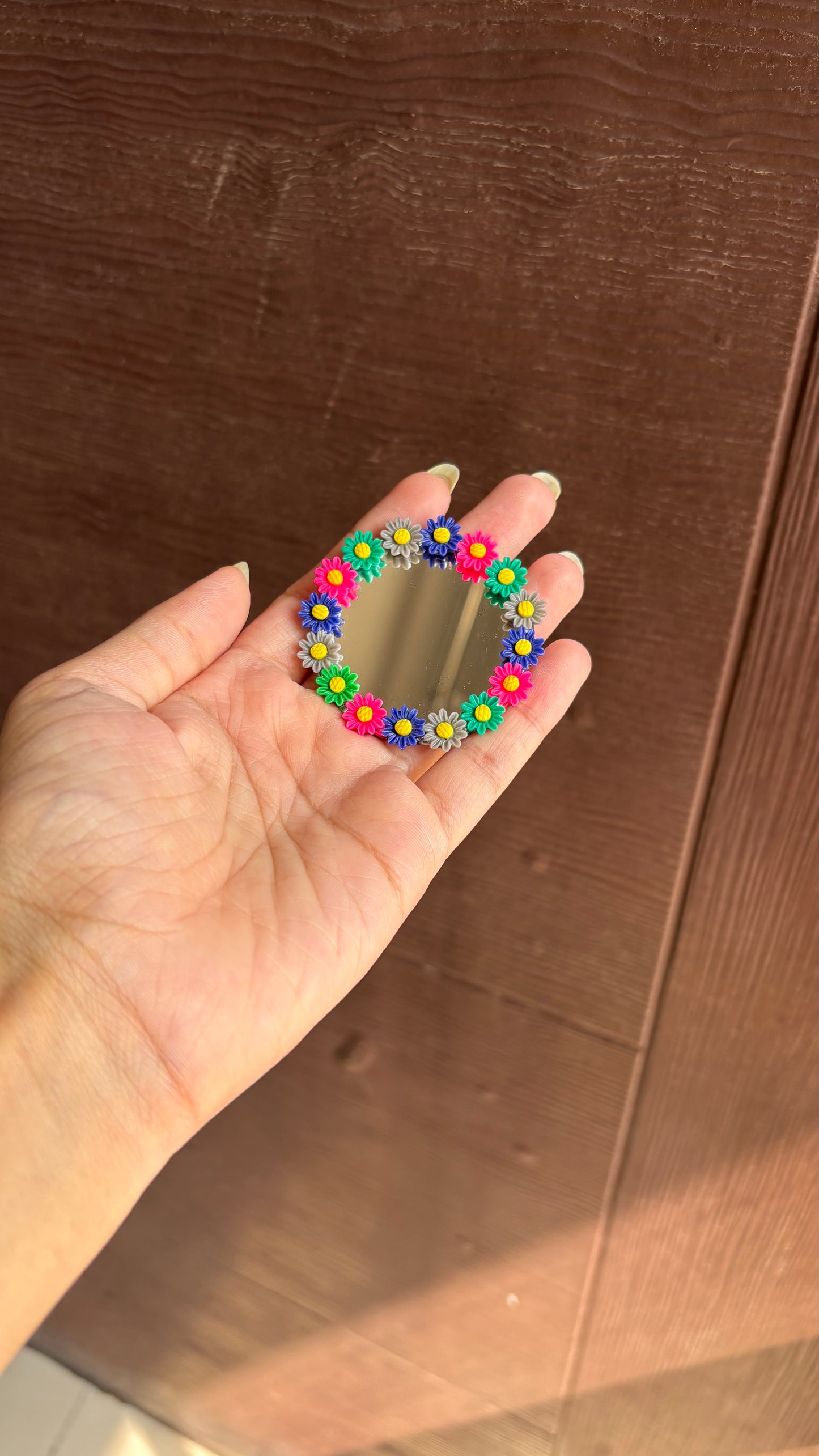 Round Floral Mirrors D2